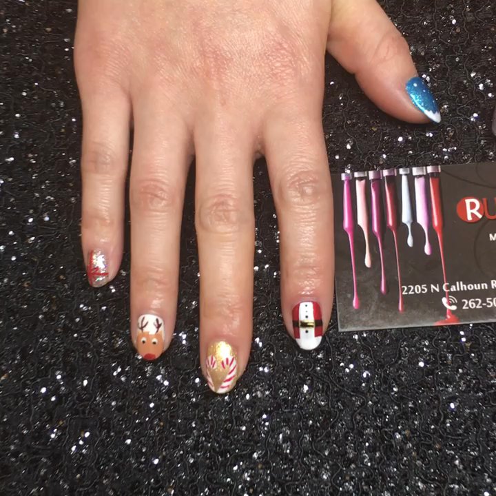 Ruby Nails - Holiday nails - Nail Salons Near Me - Brookfield, Wisconsin