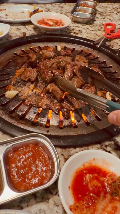 Koreana - Some of the best Galbi LA short rib I've ever had. The sauce and charcoal smoke is amazing! - Korean Near Me - Yorktown, Virginia