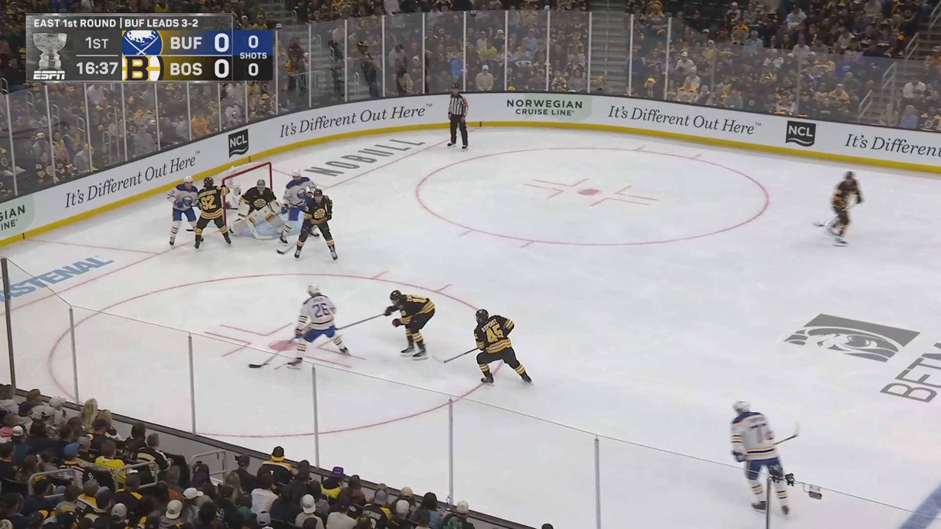 Dahlin Orchestrates Series Clincher as Sabres Eliminate Bruins for First Time Since 2007 · May 1, 2026