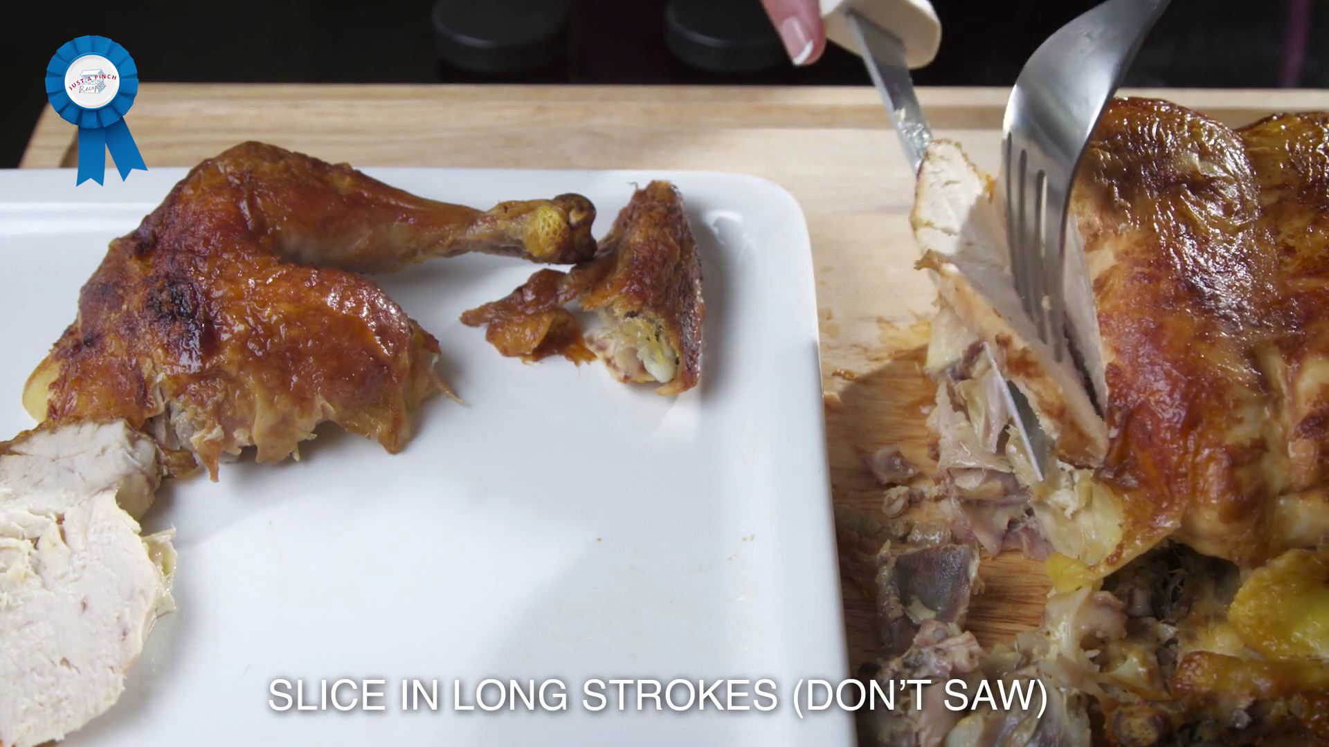 Video How To Carve A Whole Chicken Just A Pinch   Thumbnail 