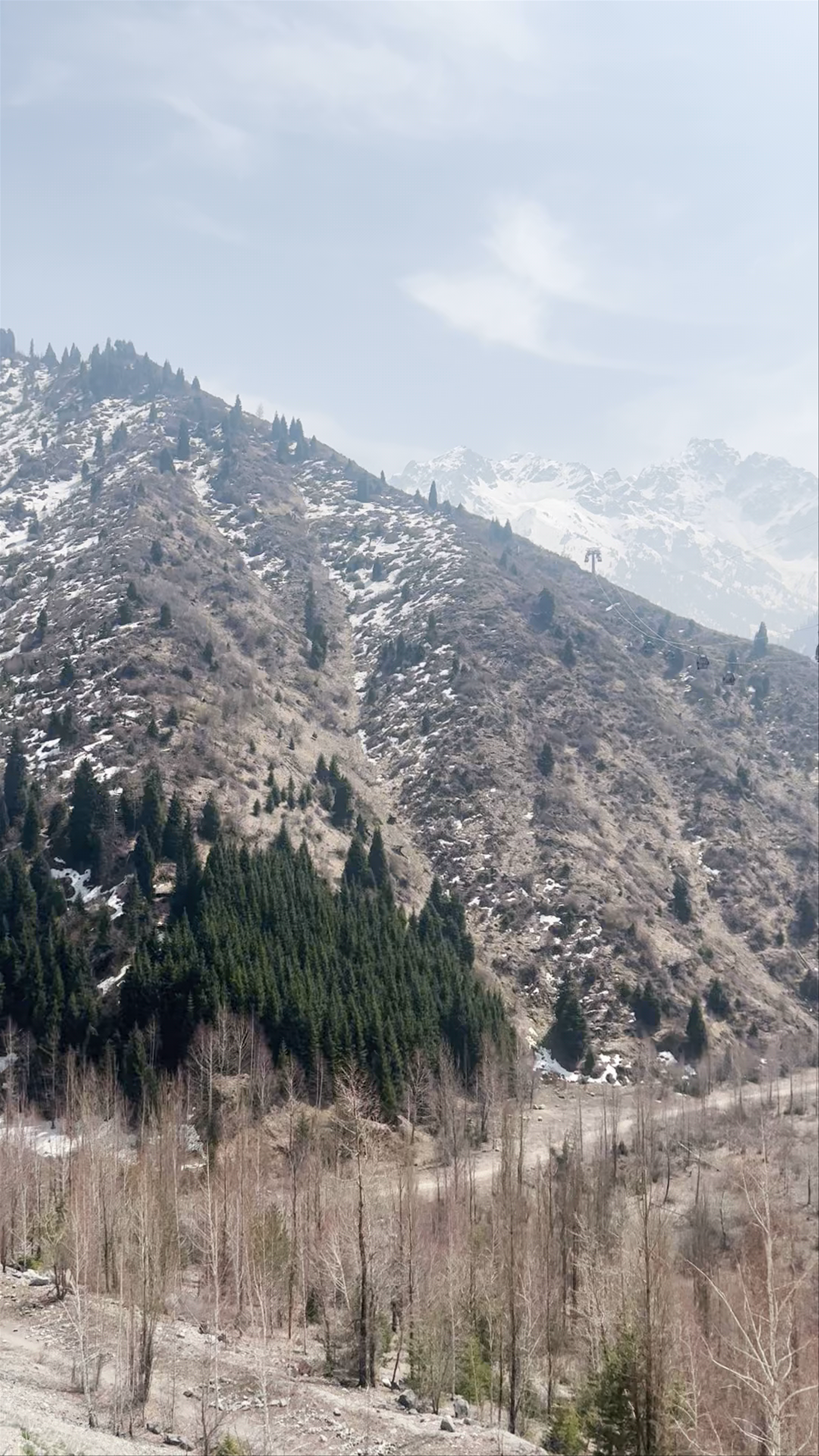 Terrace at Medeu dam