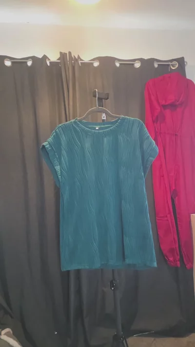 Look Pleated T-Shirt - Brand New