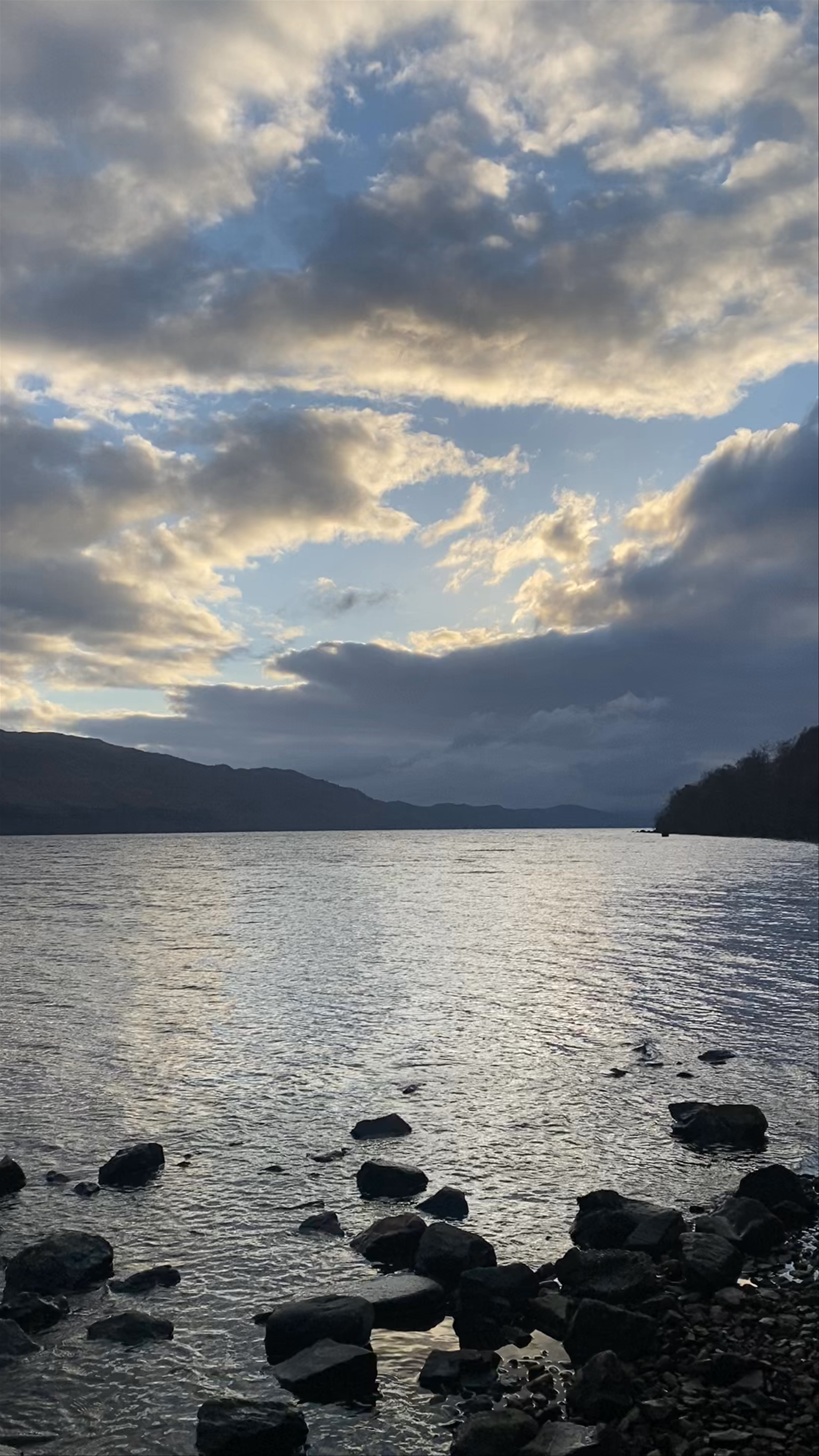 Misty Twilight Over Loch Ness: Serene Lakeside Escape in Scotland