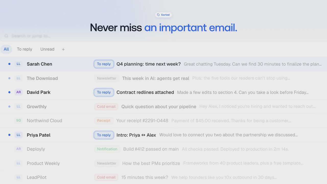 Inbox Zero demo