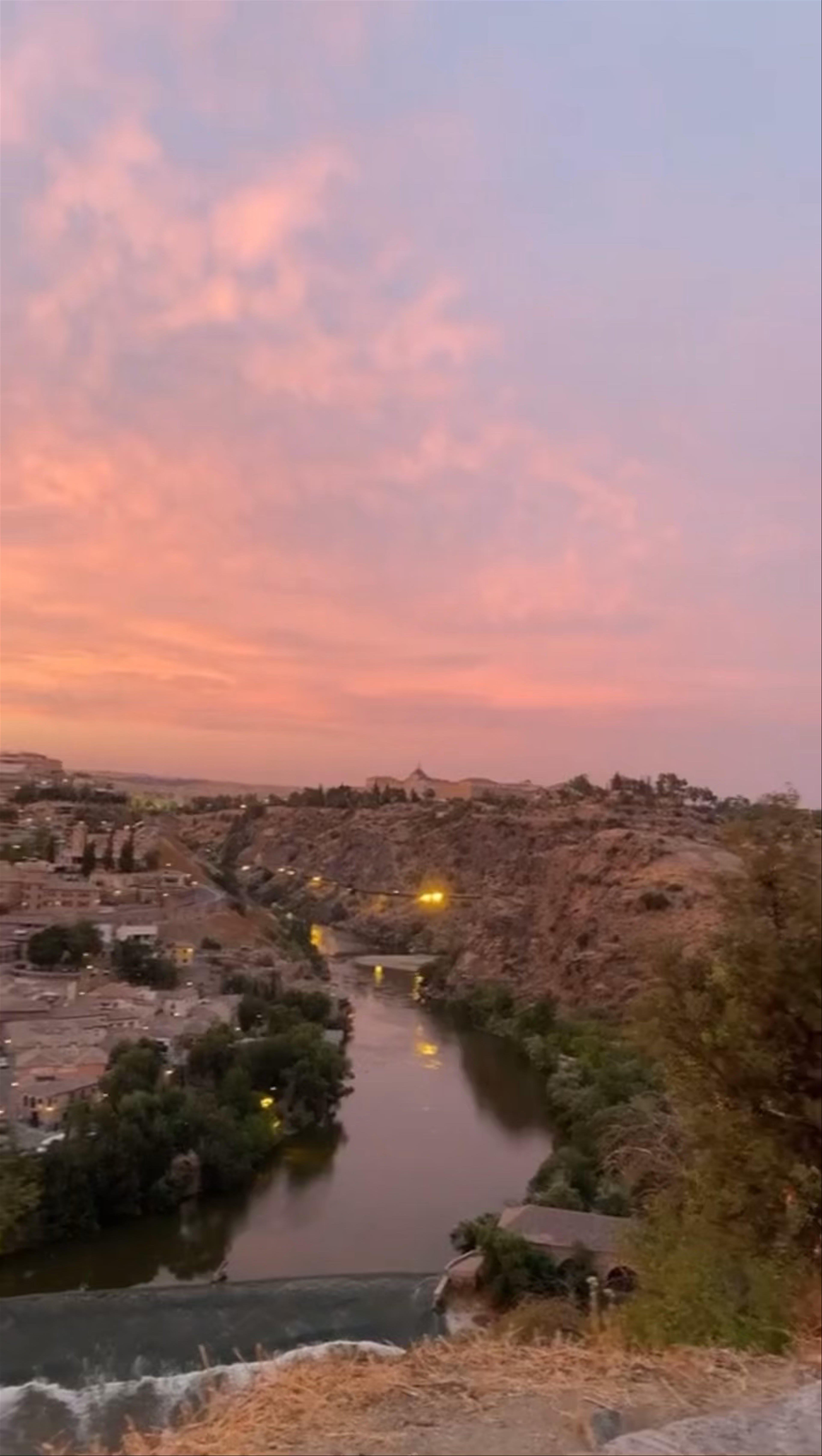 Sunset Views Over Toledo from Mirador Toledo 2