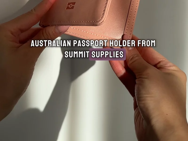 Summit Supplies Passport Holder