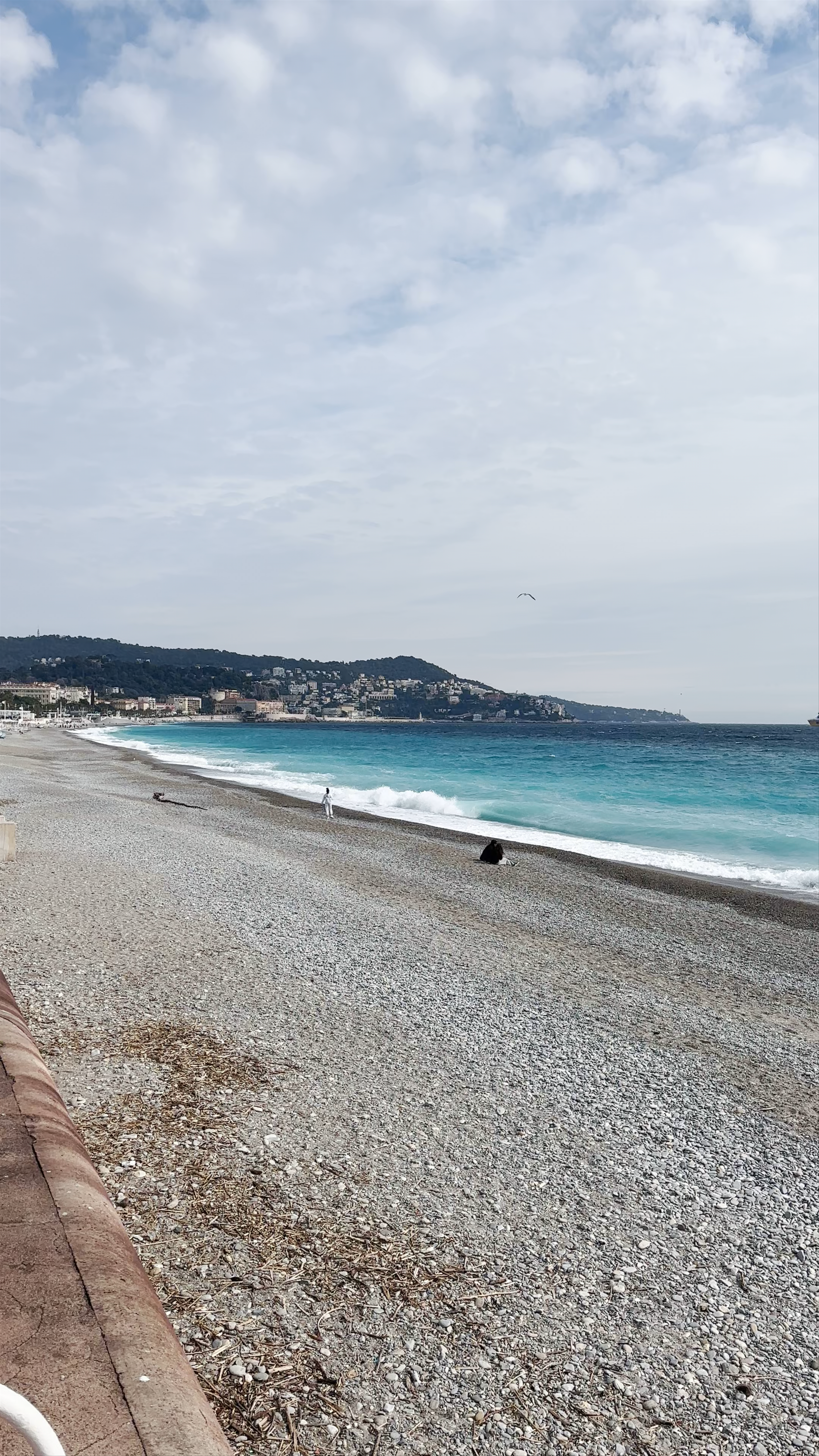 Serene Coastal Walk at Nice Beach – Promenade des Anglais