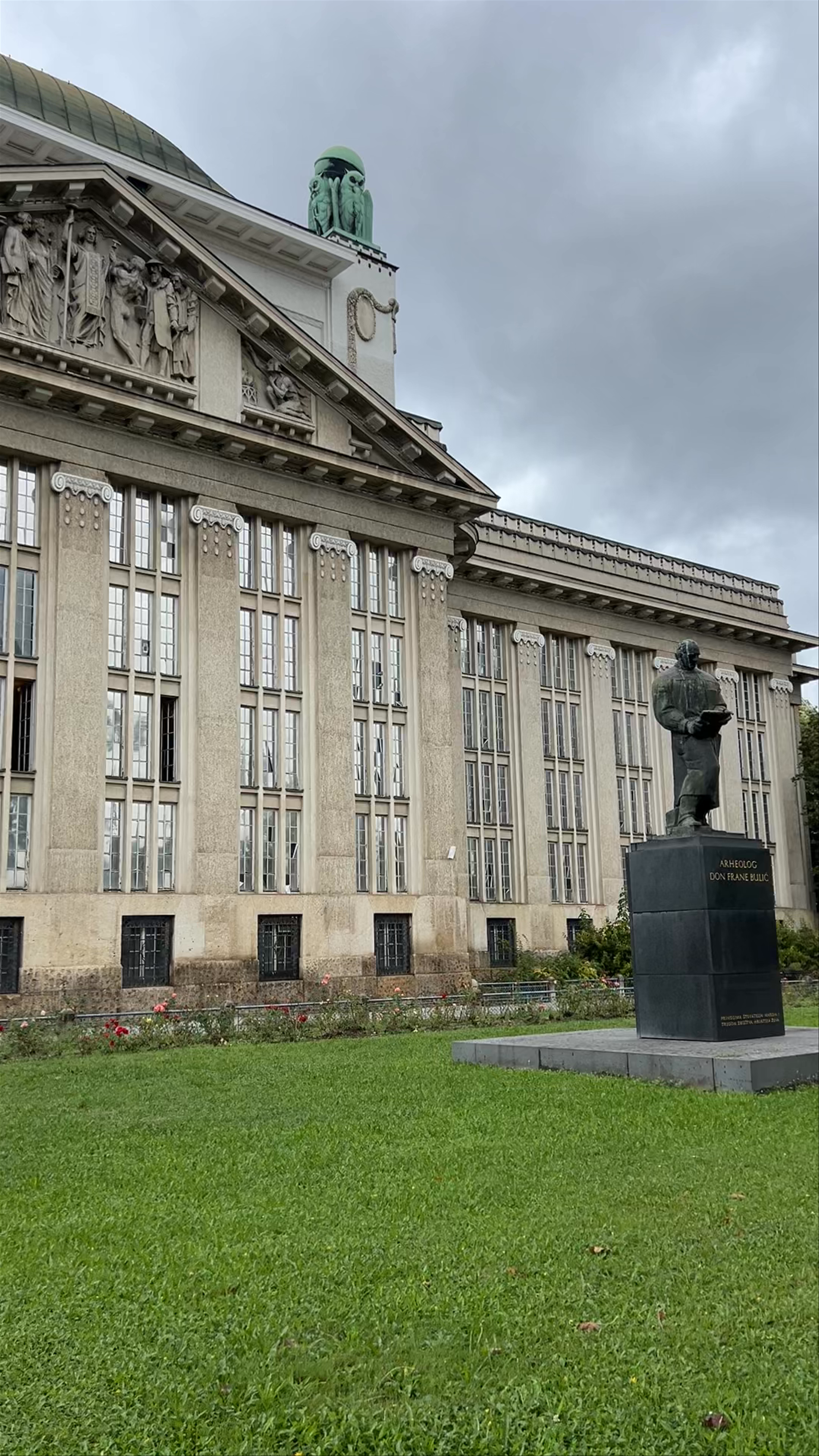 Monument to Don Fran Bulić in Zagreb: A Historic Tribute