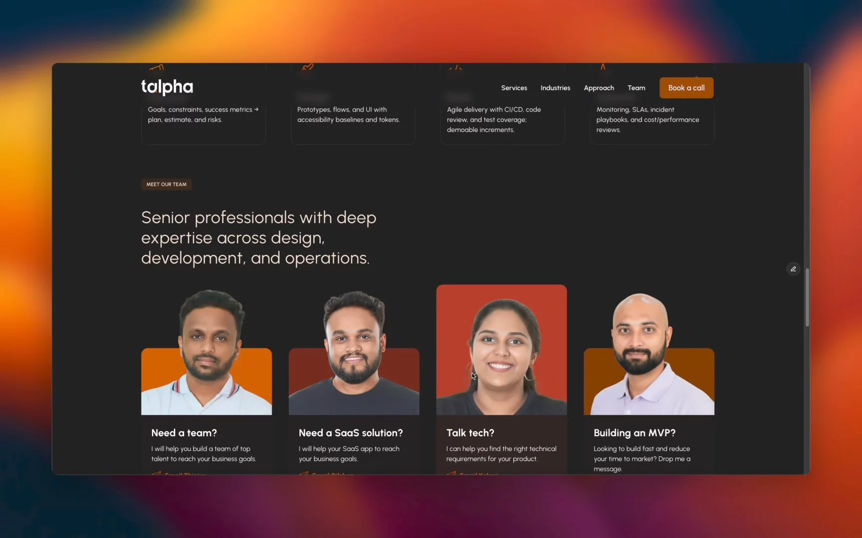 Talpha Solutions Website