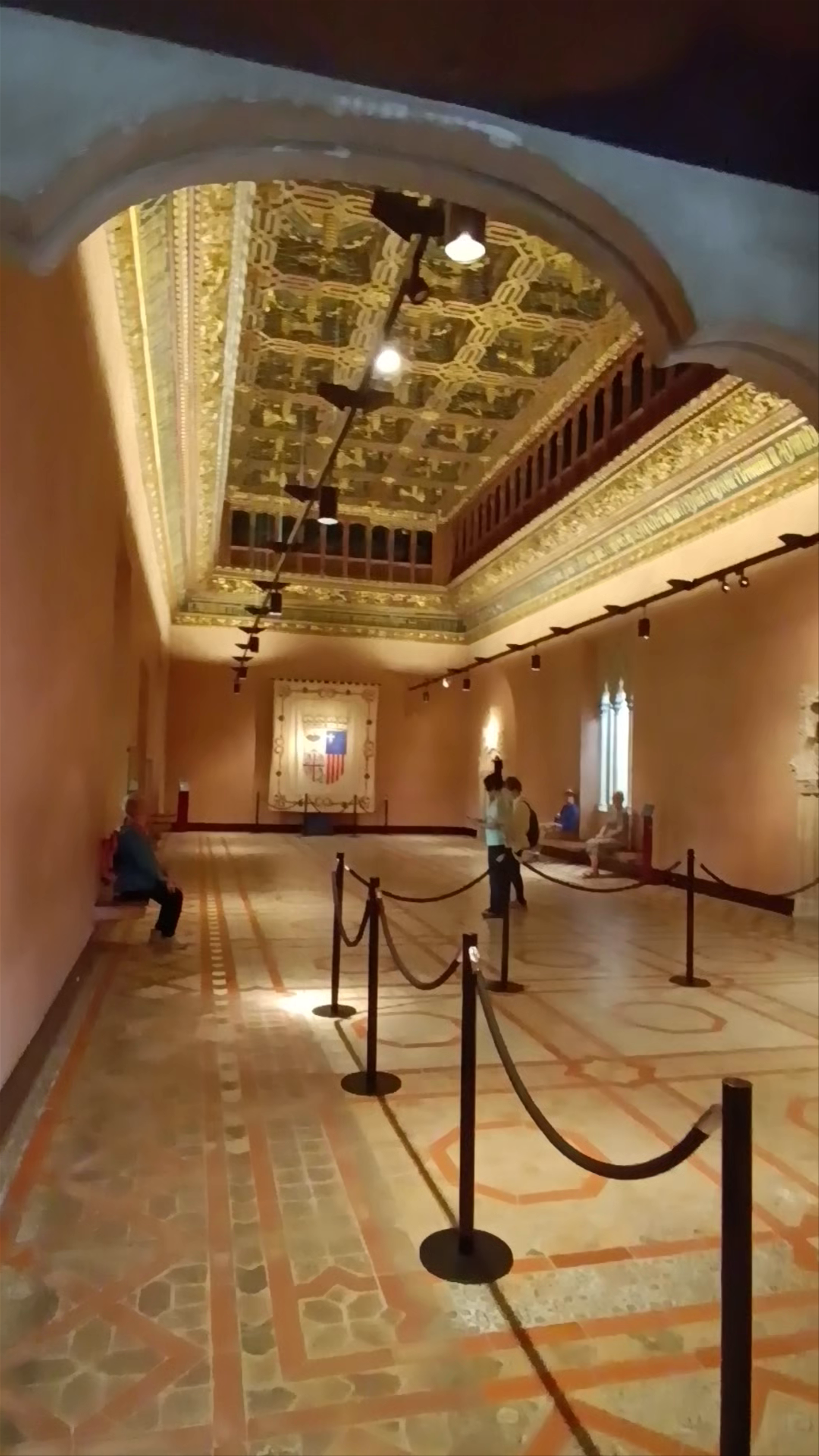 Historic Interiors of Zaragoza: Ornate Ceilings and Quiet Halls