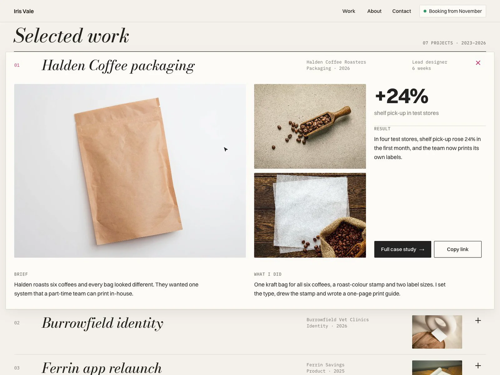 Tearsheet