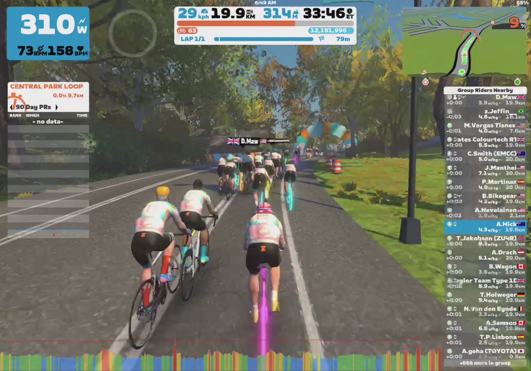 Zwift - Group Ride:  Standard | Stage 3 | The Zwift Big Spin 2024 on Mighty Metropolitan in New York