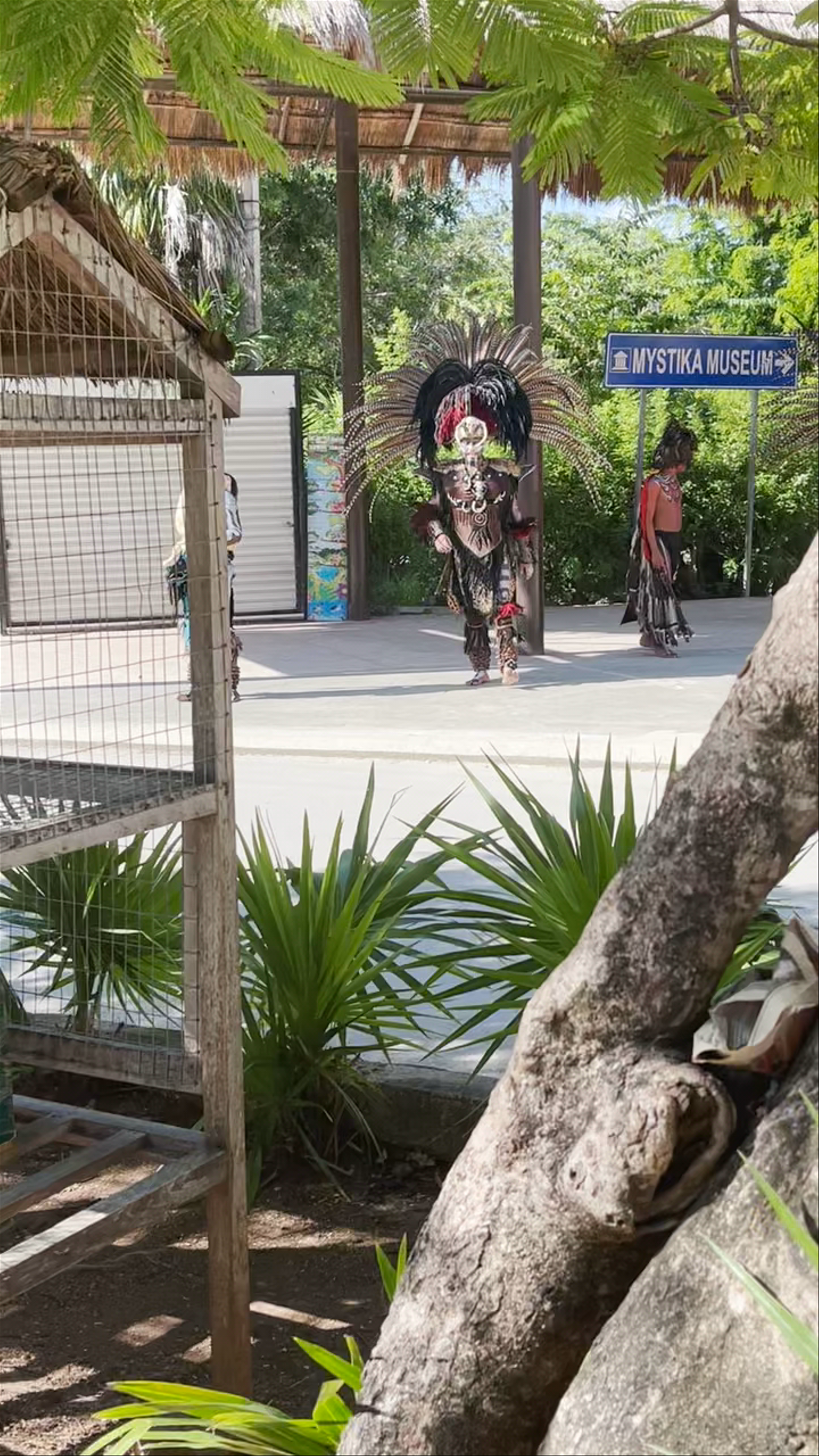 Aztec Dancers at Mystika Museum, Tulum Archaeological Zone