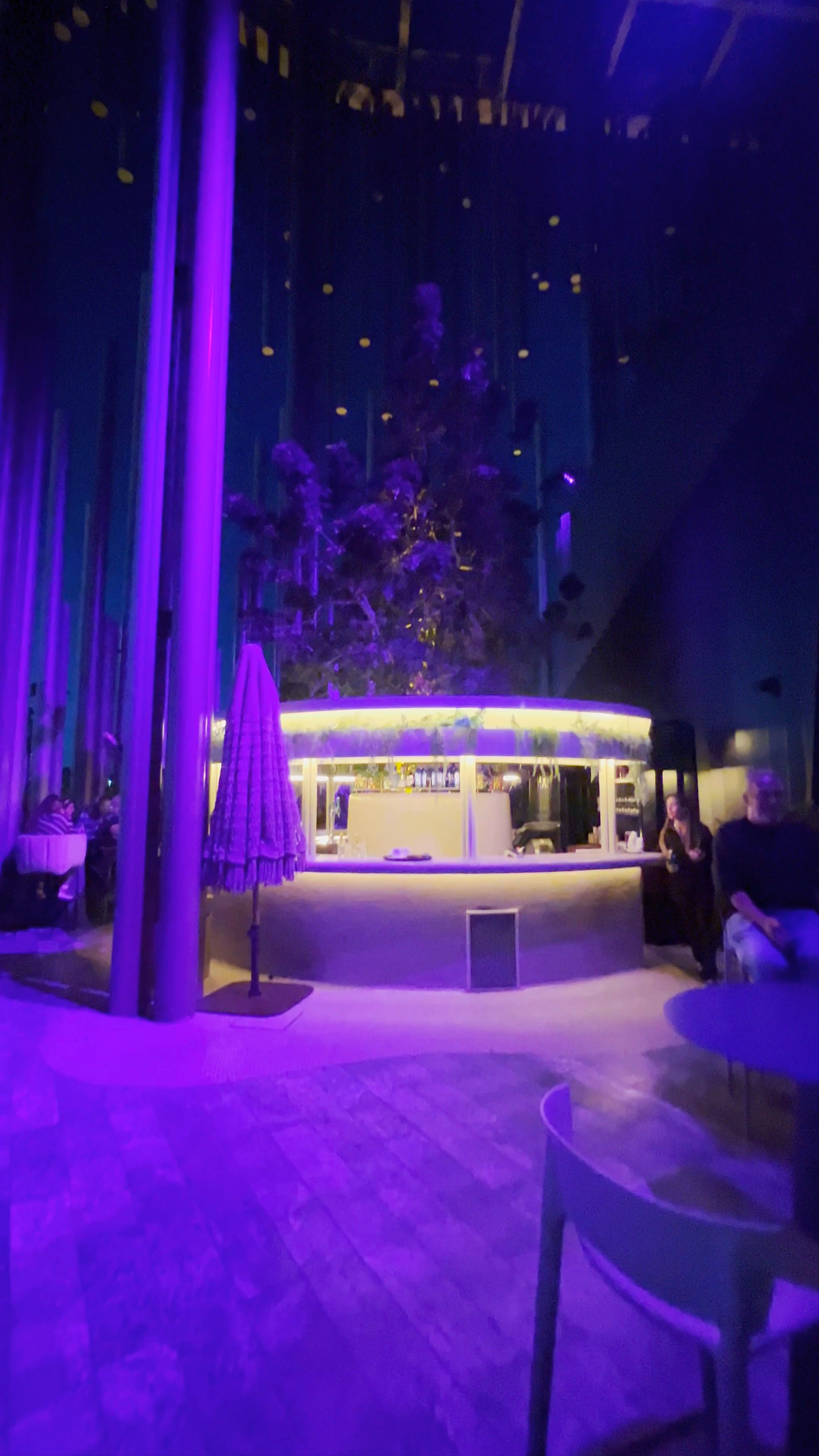 Nighttime Vibes at ODISSEO Bar, Churra, Spain