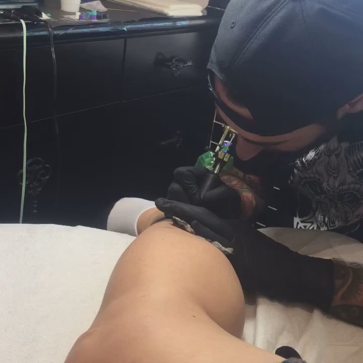 Captured Tattoo - Griffen doing his thing ! - Tattoo Near Me - Tustin, California