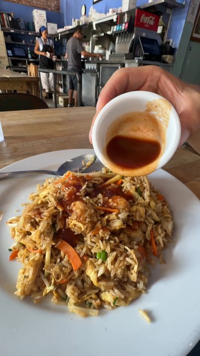 Mao's Kitchen - 17A. Curry Pineapple Fried Rice with Shrimp & Cashew MUY BUENO - Chinese Near Me - Venice, California