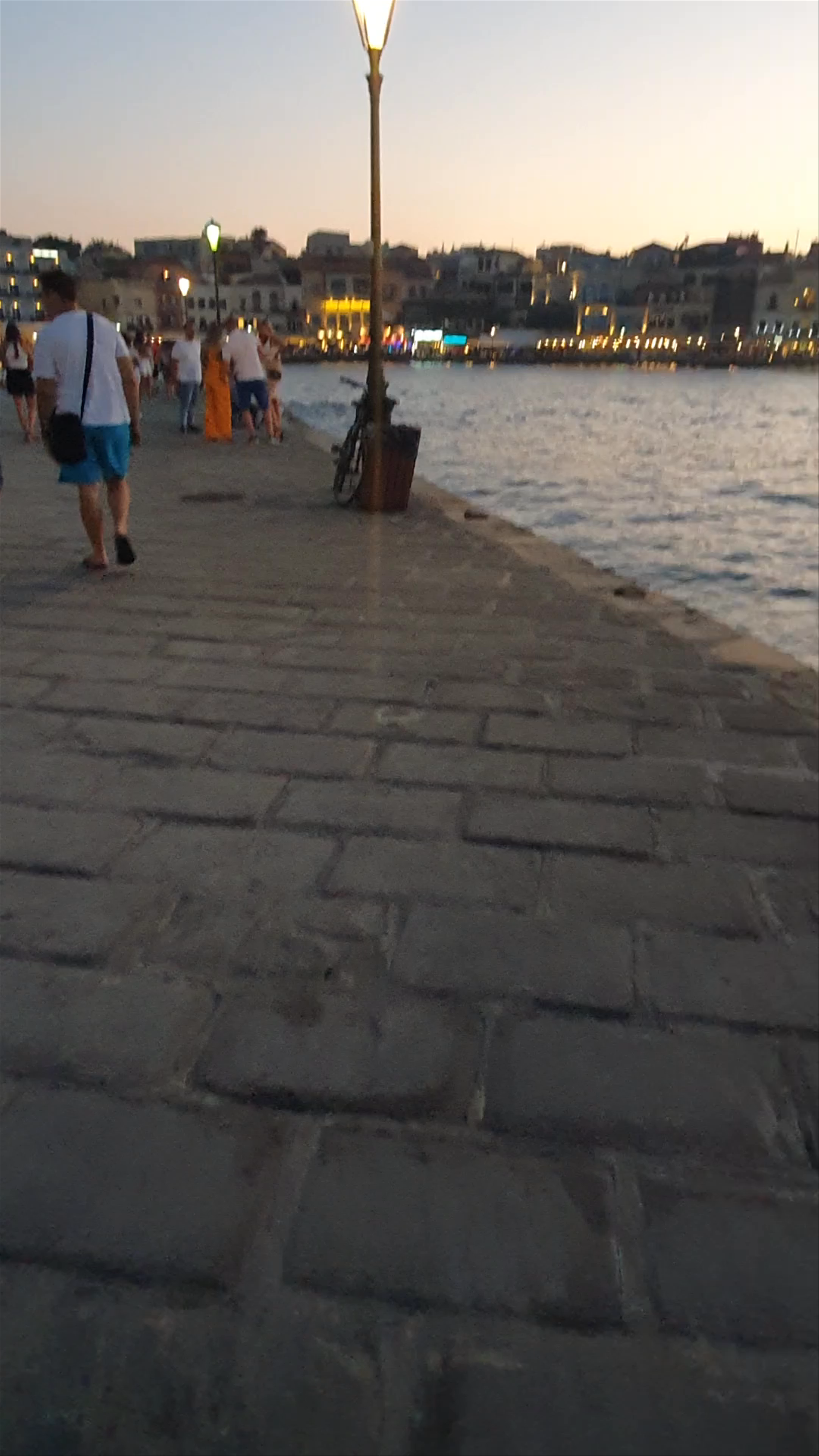 Sunset Stroll at the Old Venetian Port of Chania, Greece