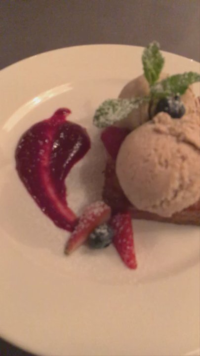 Trufla - A little blurry cause I was so excited, but the dessert! - French Near Me - Kraków, Massachusetts
