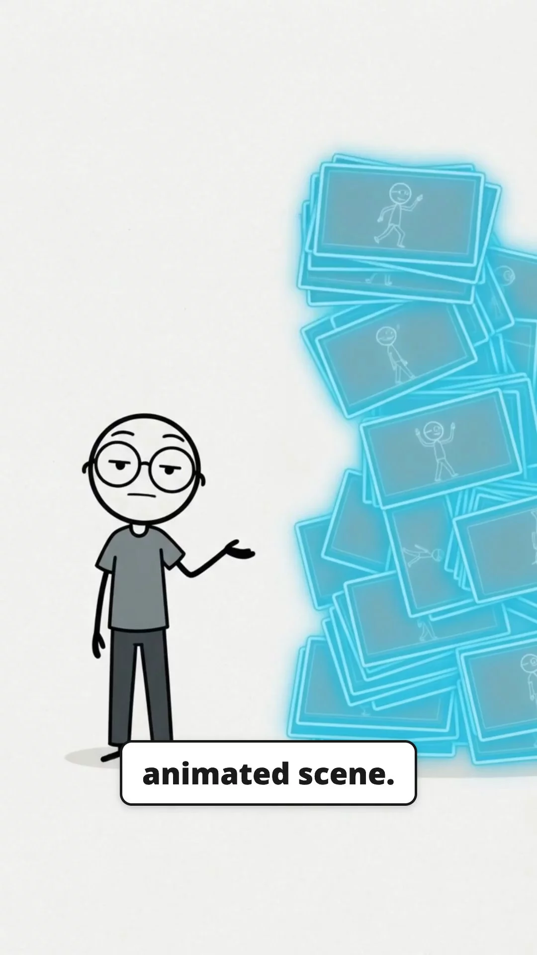 Short in the Stickman style