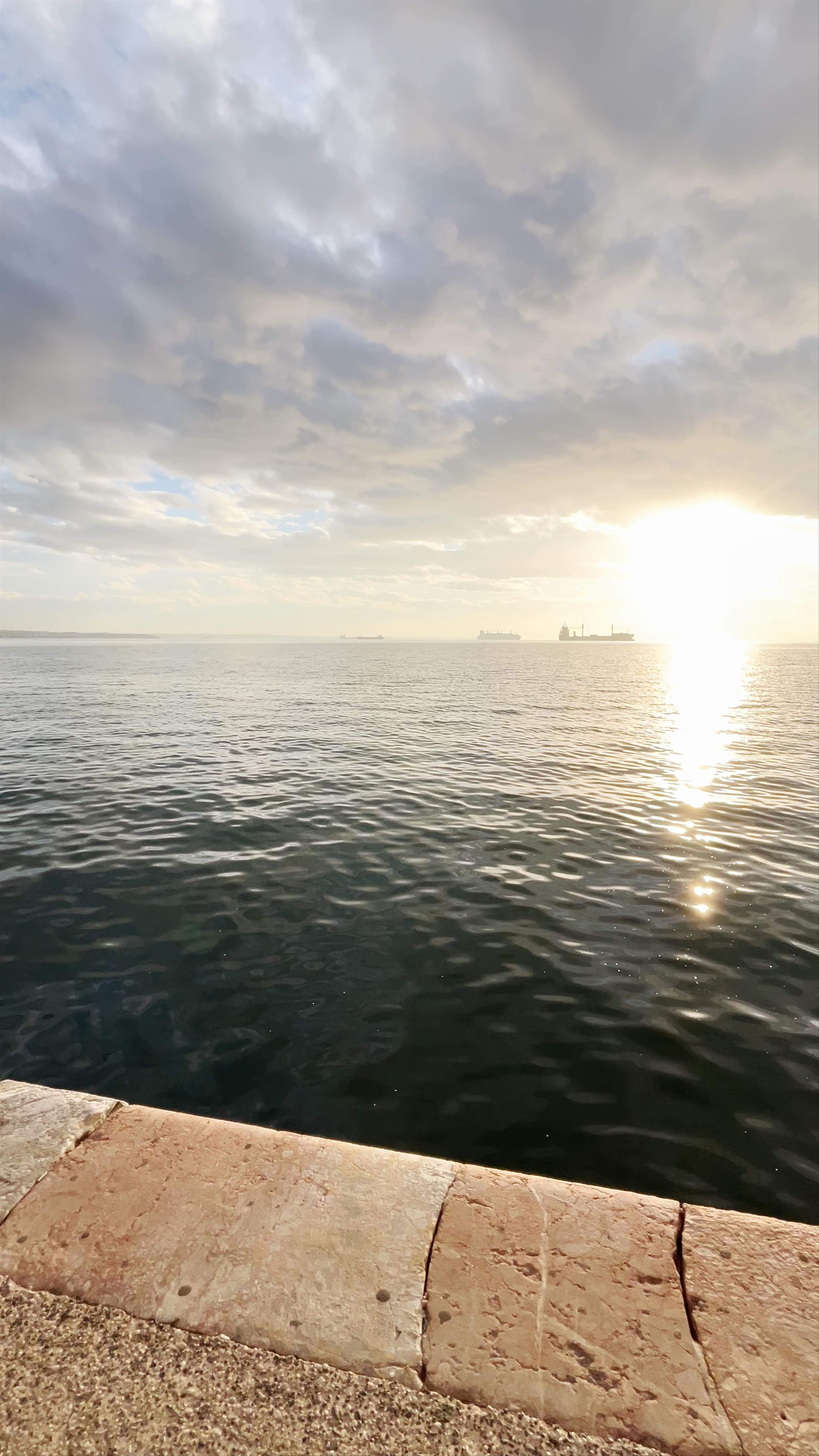 Strolling Nea Paralia Thessaloniki at Sunset