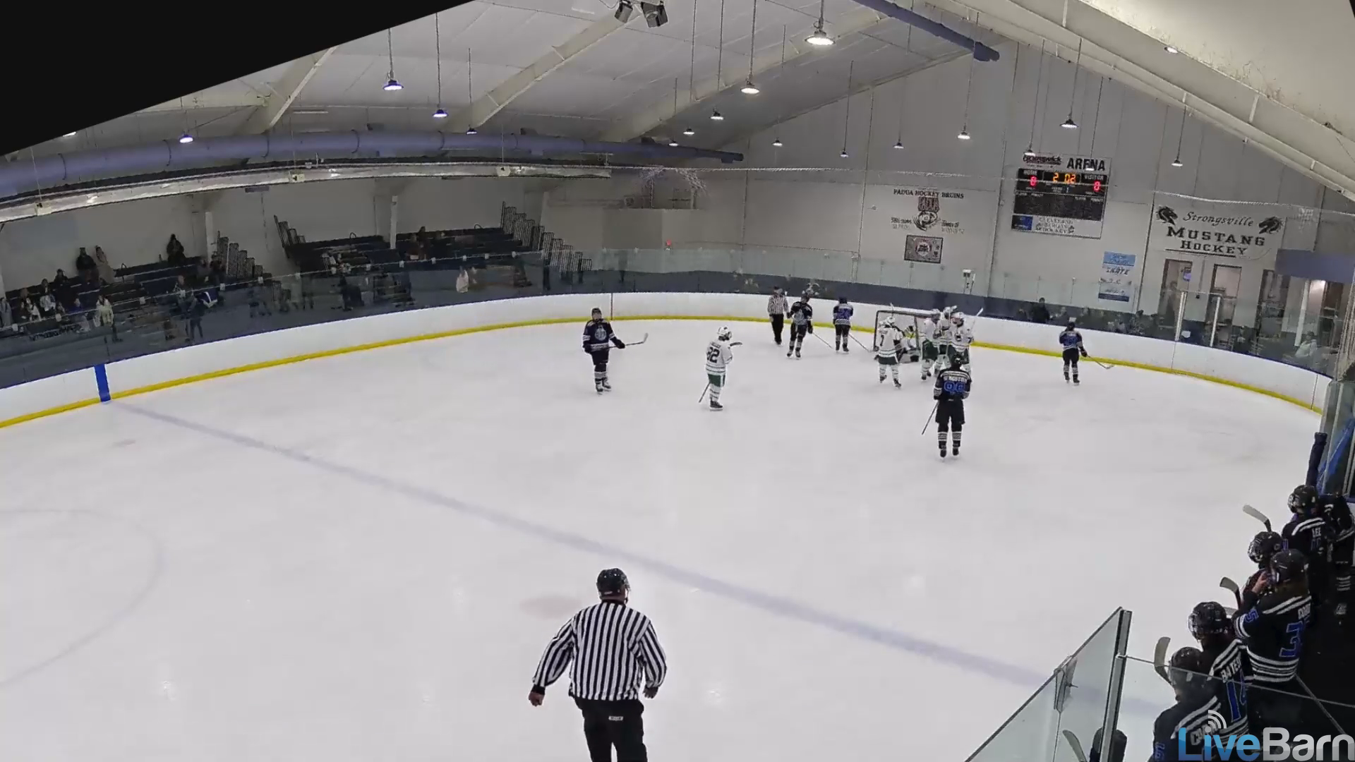 Joey Dorsey Sets Up a Goal for Medina Hockey Club