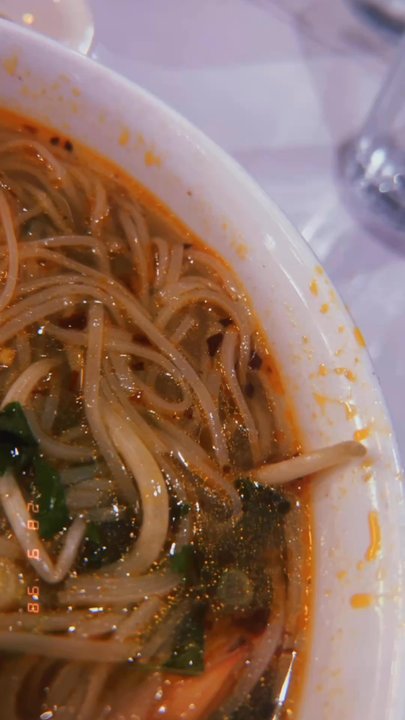 Pho Que Huong - My daughter enjoying her Chicken Pho - Vietnamese Near Me - Glen Allen, Virginia