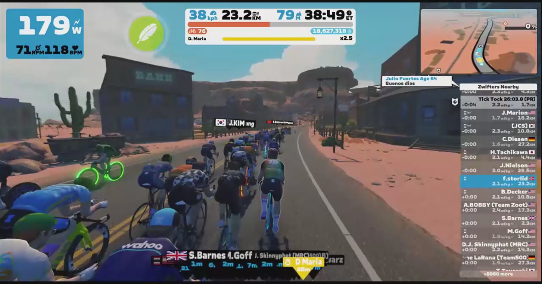 Zwift - Pacer Group Ride: Tick Tock in Watopia with Maria