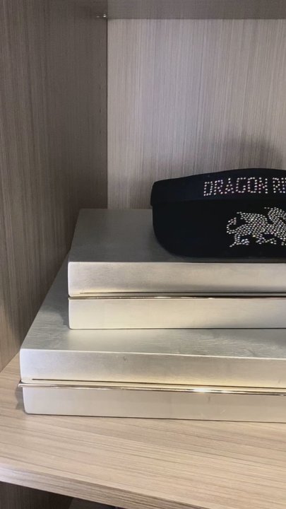 Bezel Ventures - Dragon Ridge country club golf or tennis visor done in AB crystal - Customized Merchandise Near Me