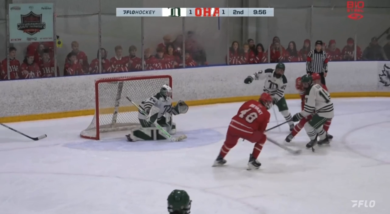 Lucas Disiewich's Stellar Rebound Pad Save | DHA vs OHA CSSHL Championships DIV I