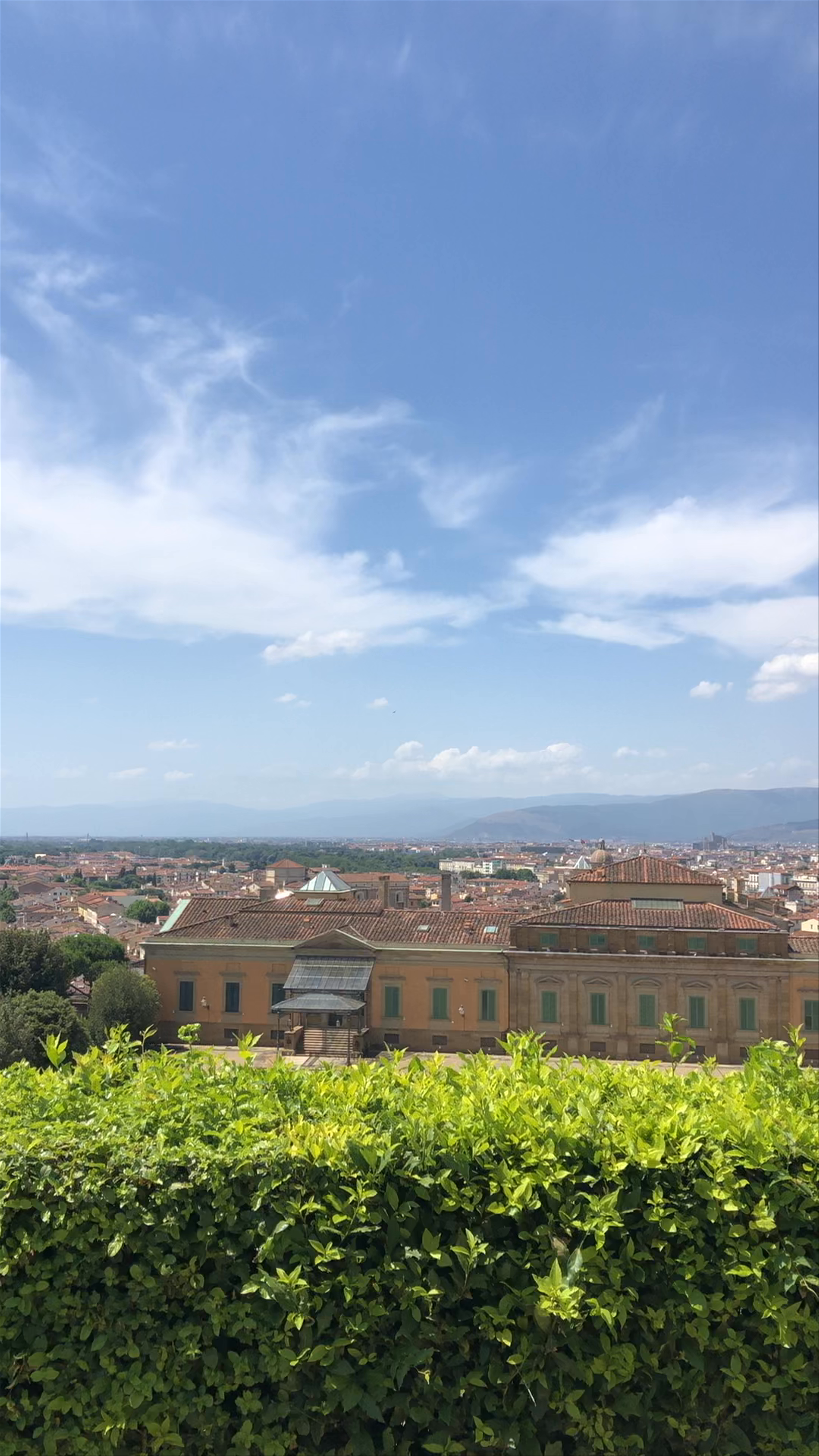 Boboli Gardens: Panoramic Views Over Florence, Italy