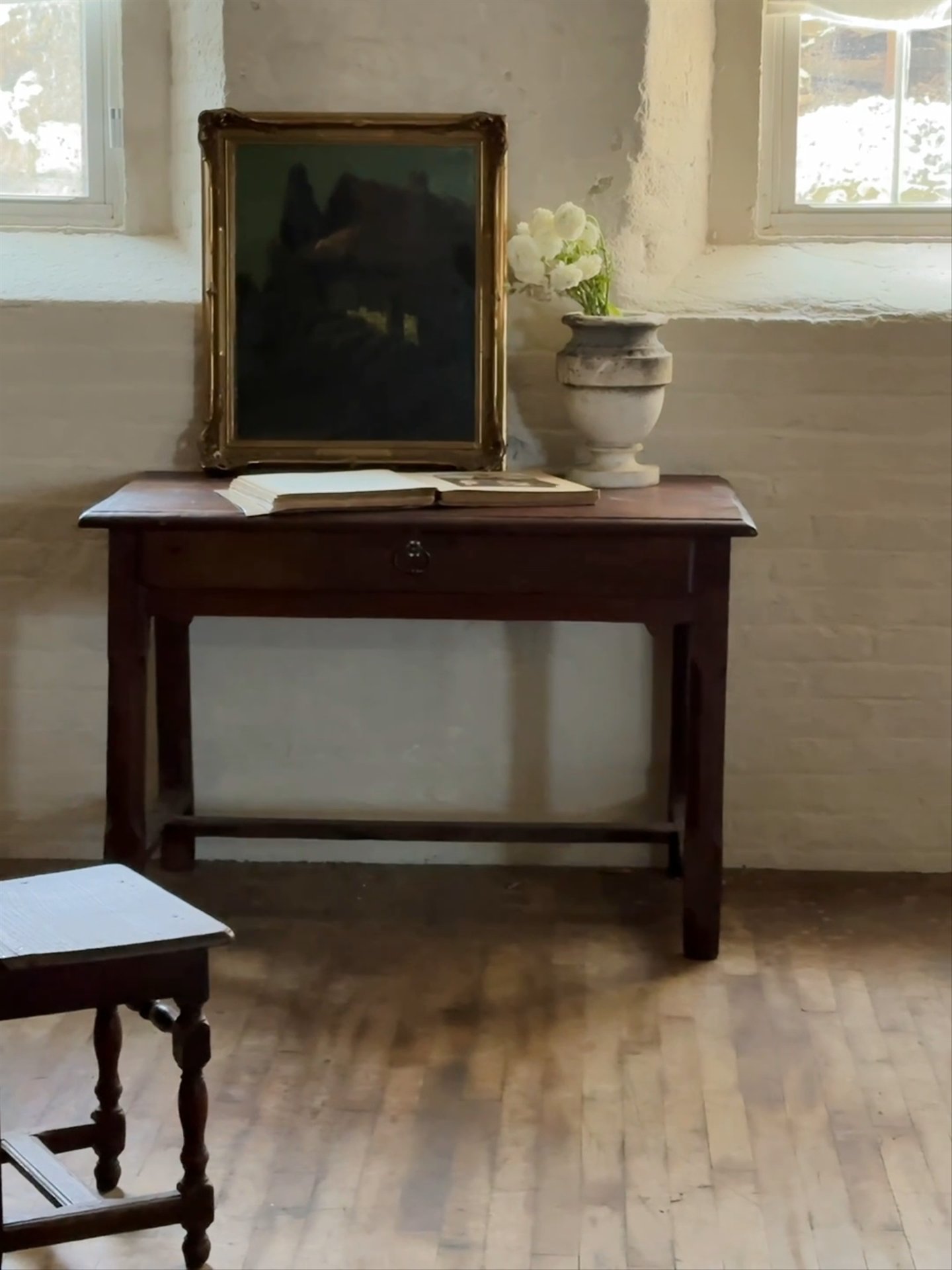 Cévennes Chestnut Desk with Drawer