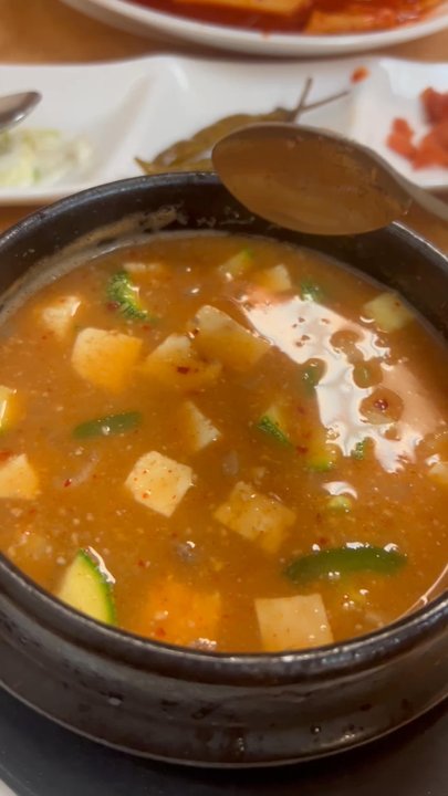 K-pop Kitchen - Soybean stew with mostly just the soup - Korean Near Me - Page, Arizona