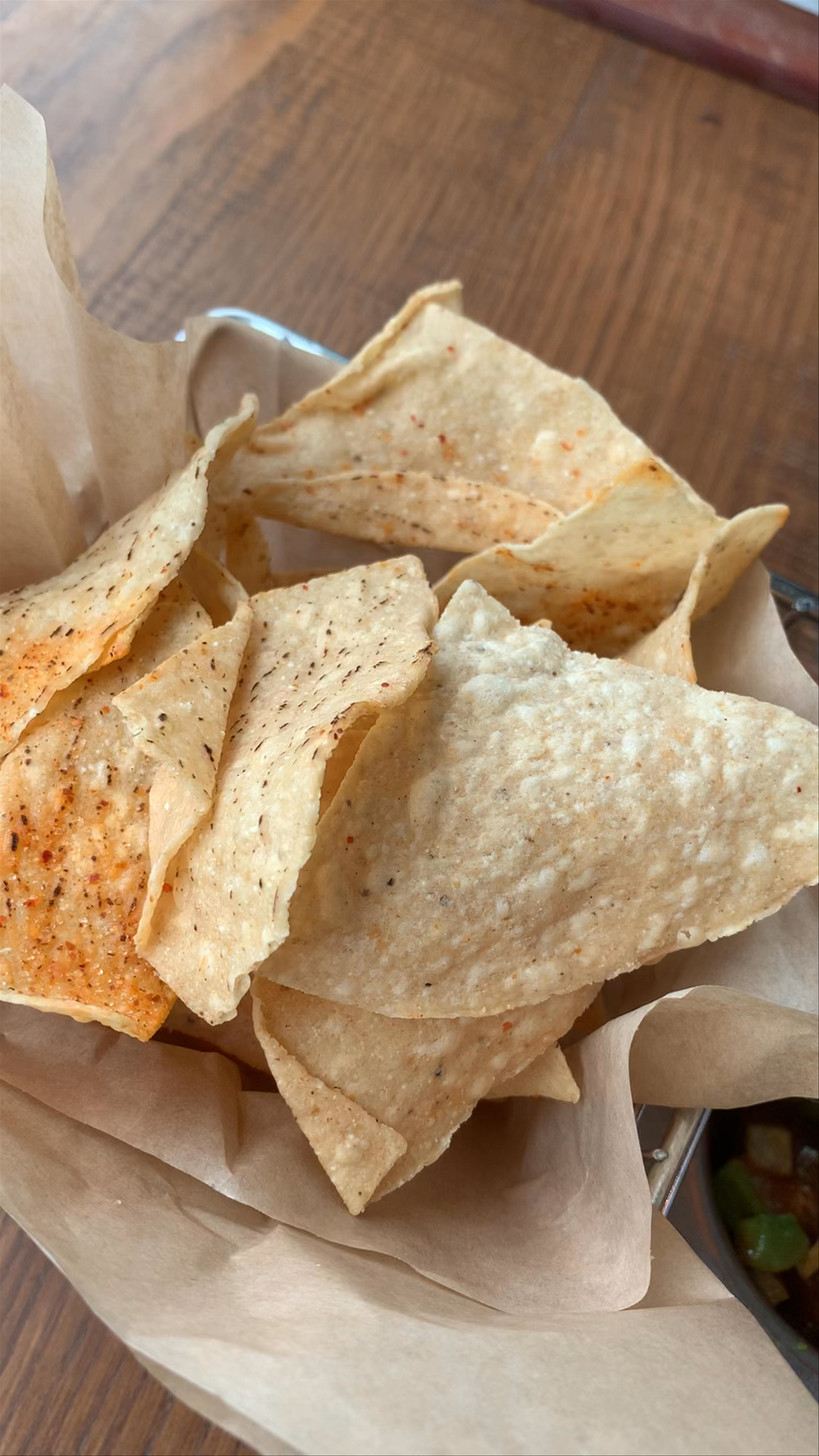 Fresh Tortilla Chips & Spicy Salsa at Paddlefish, Orlando