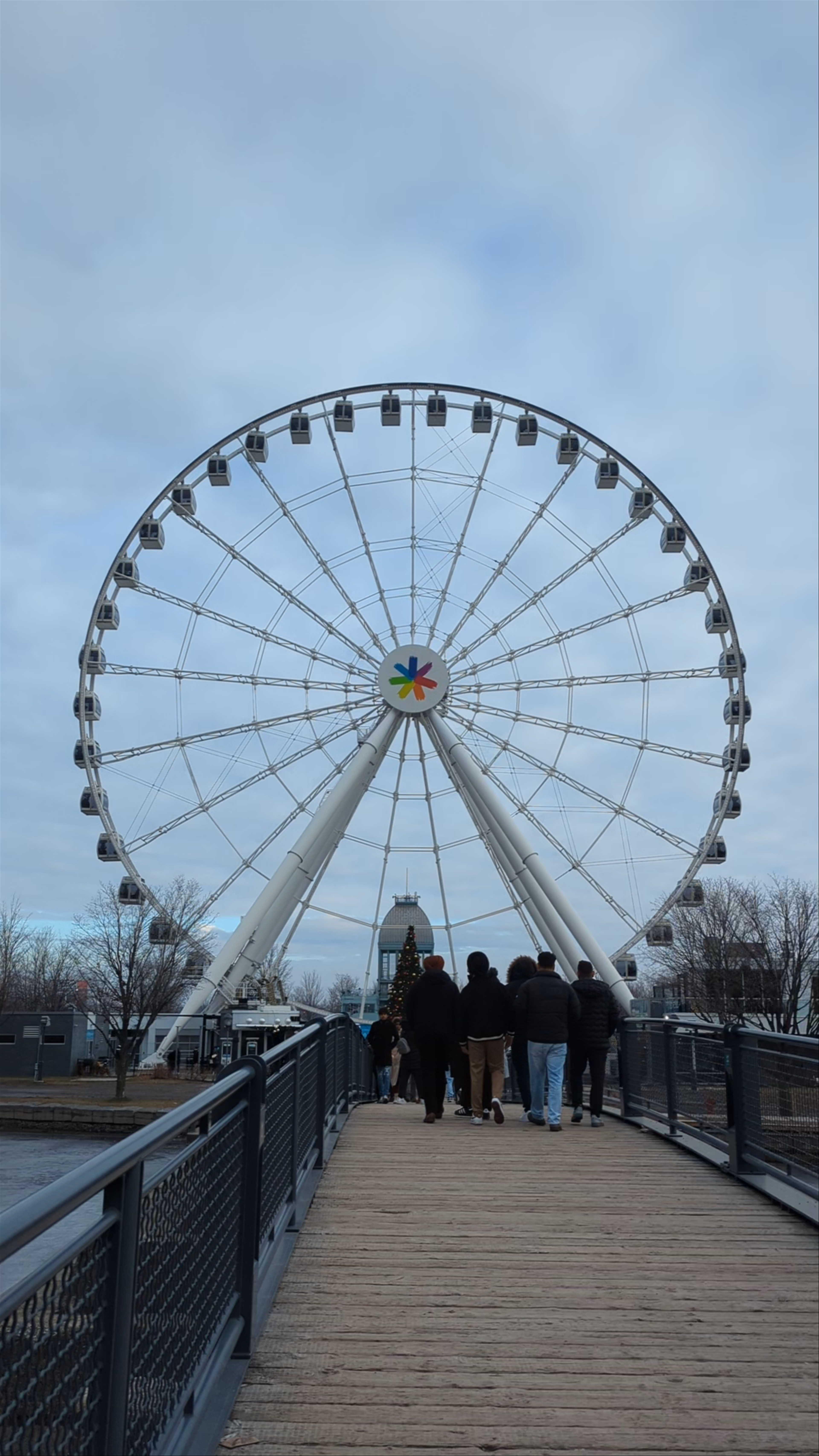 La Grande Roue de Montréal: A Stunning Winter View from Montreal's Iconic Ferris Wheel