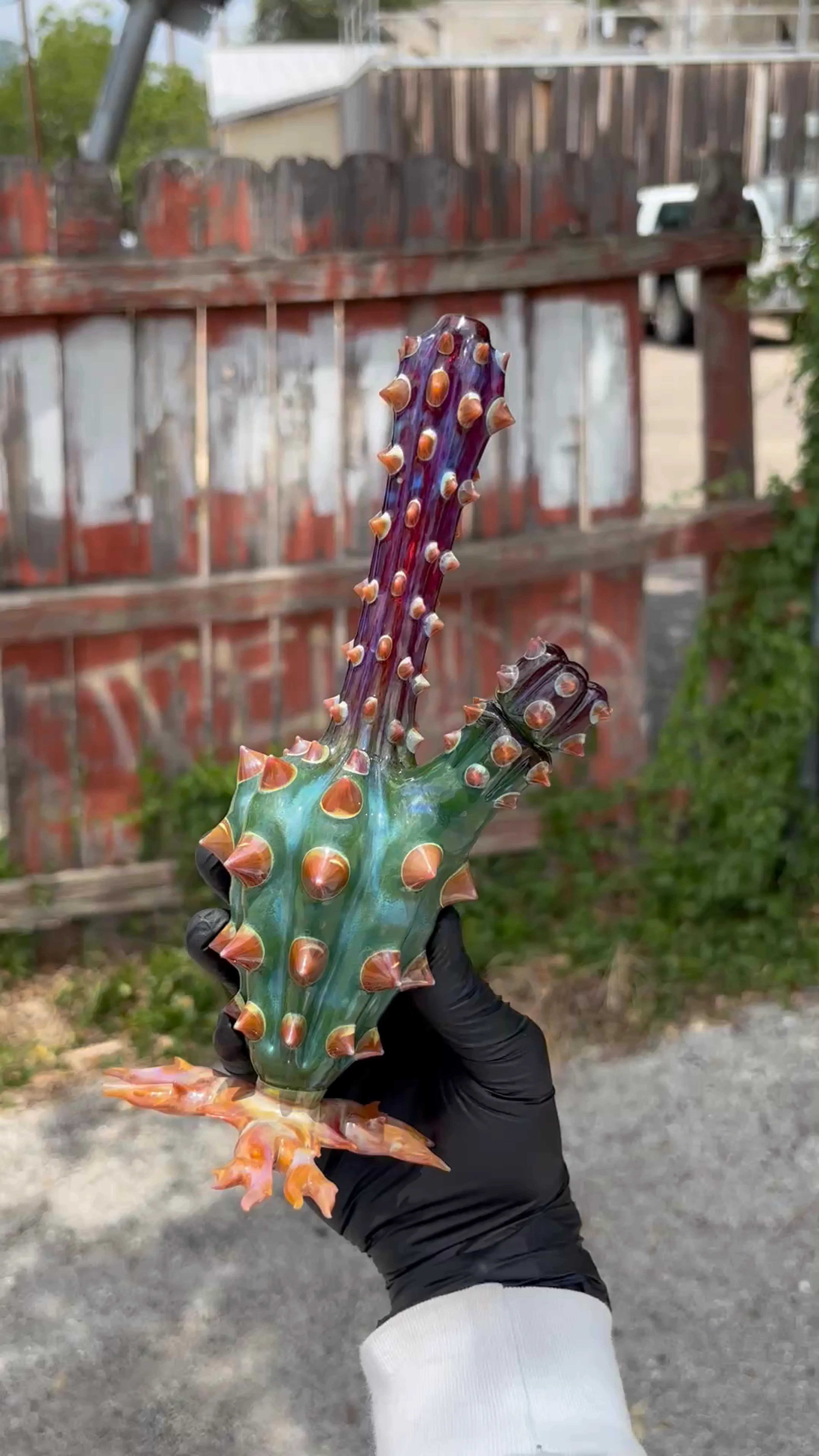 Preview pic of Unparalleled 10mm bong w/ matching slide