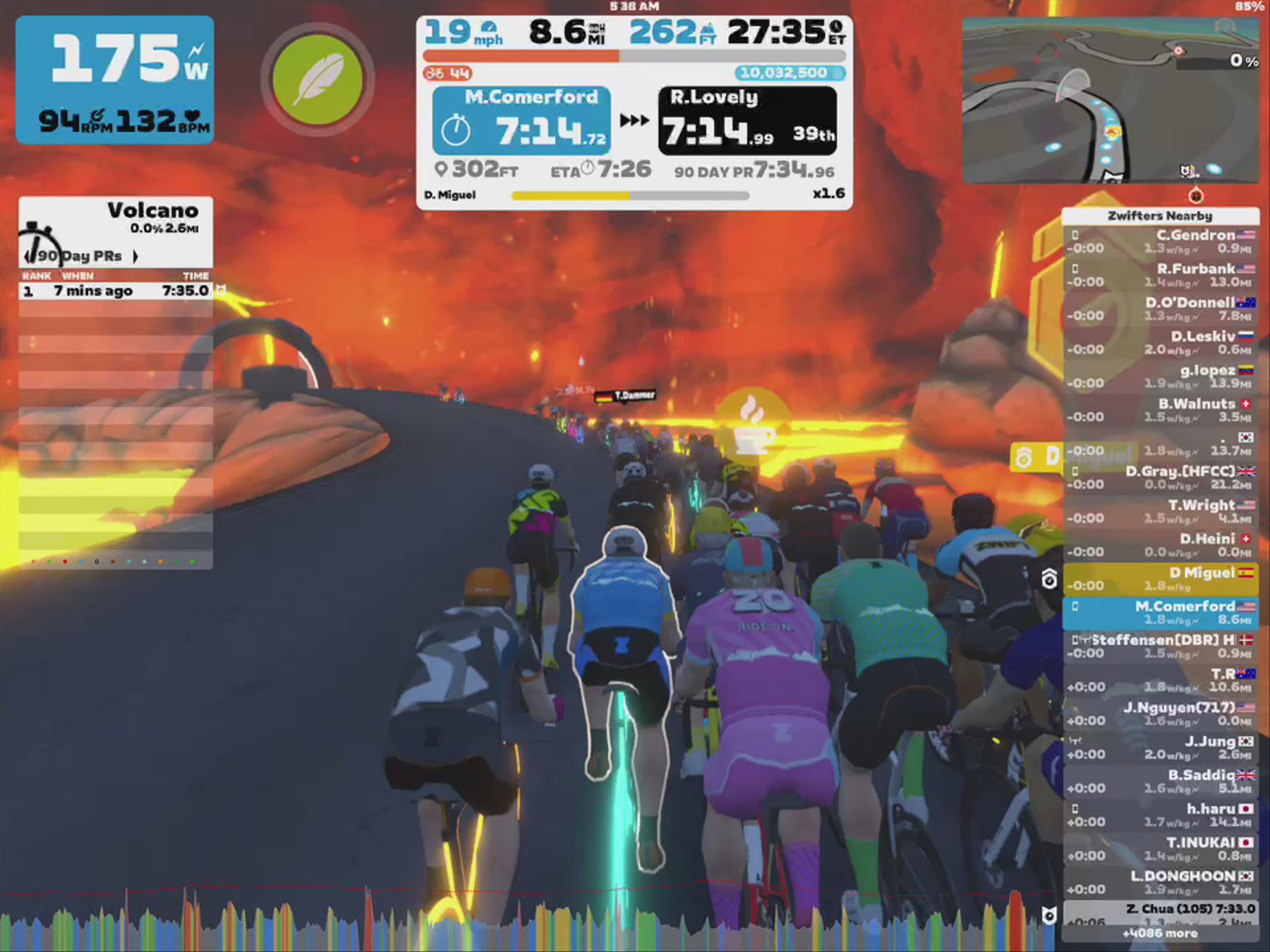 Zwift - Pacer Group Ride: Triple Flat Loops in Watopia with Taylor
