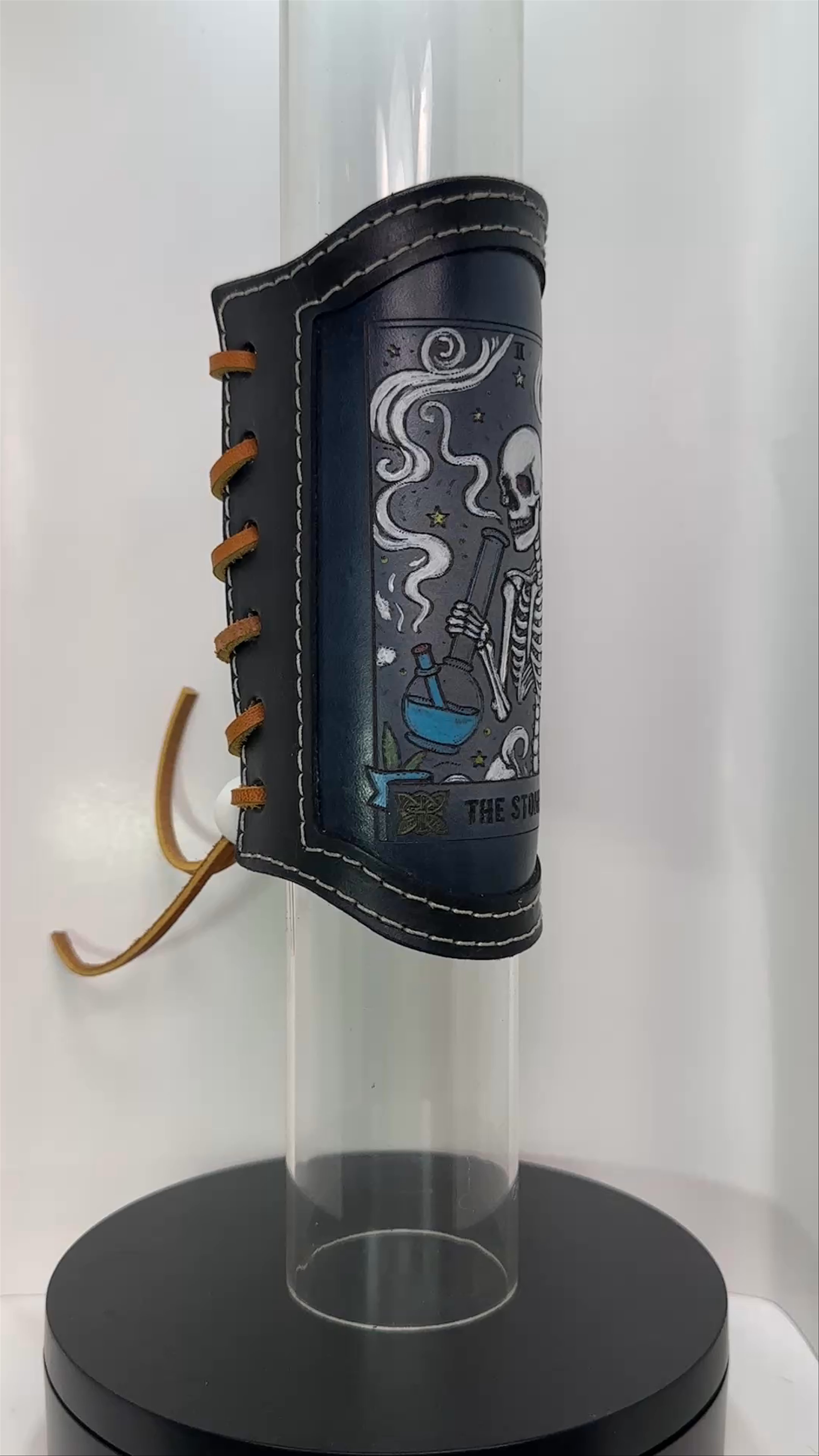 Preview pic of RipGrip-The Last Toke Leather Sleeve-Accessory Piece
