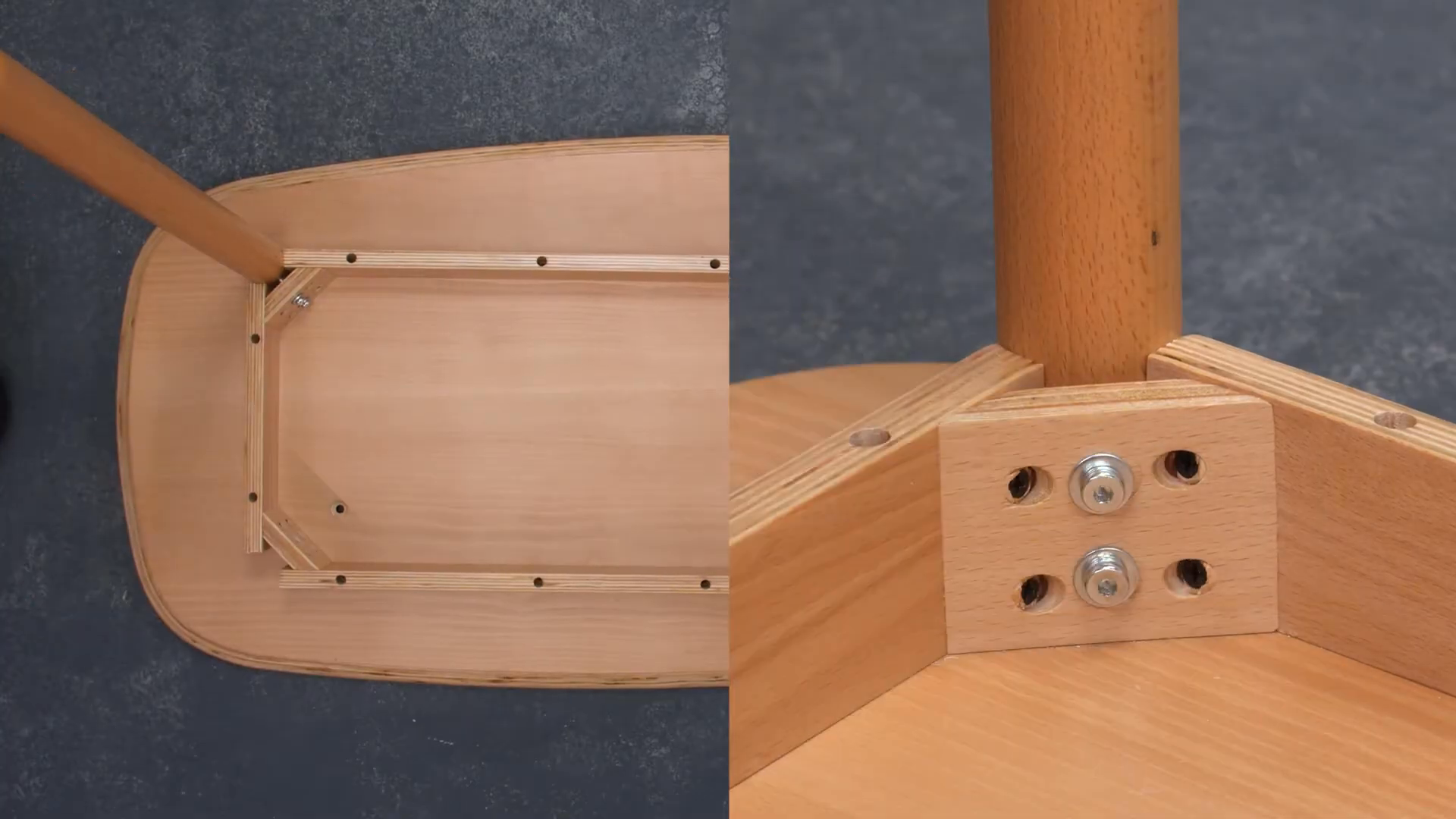(As-is) Swivo Table 1.2m - Natural
