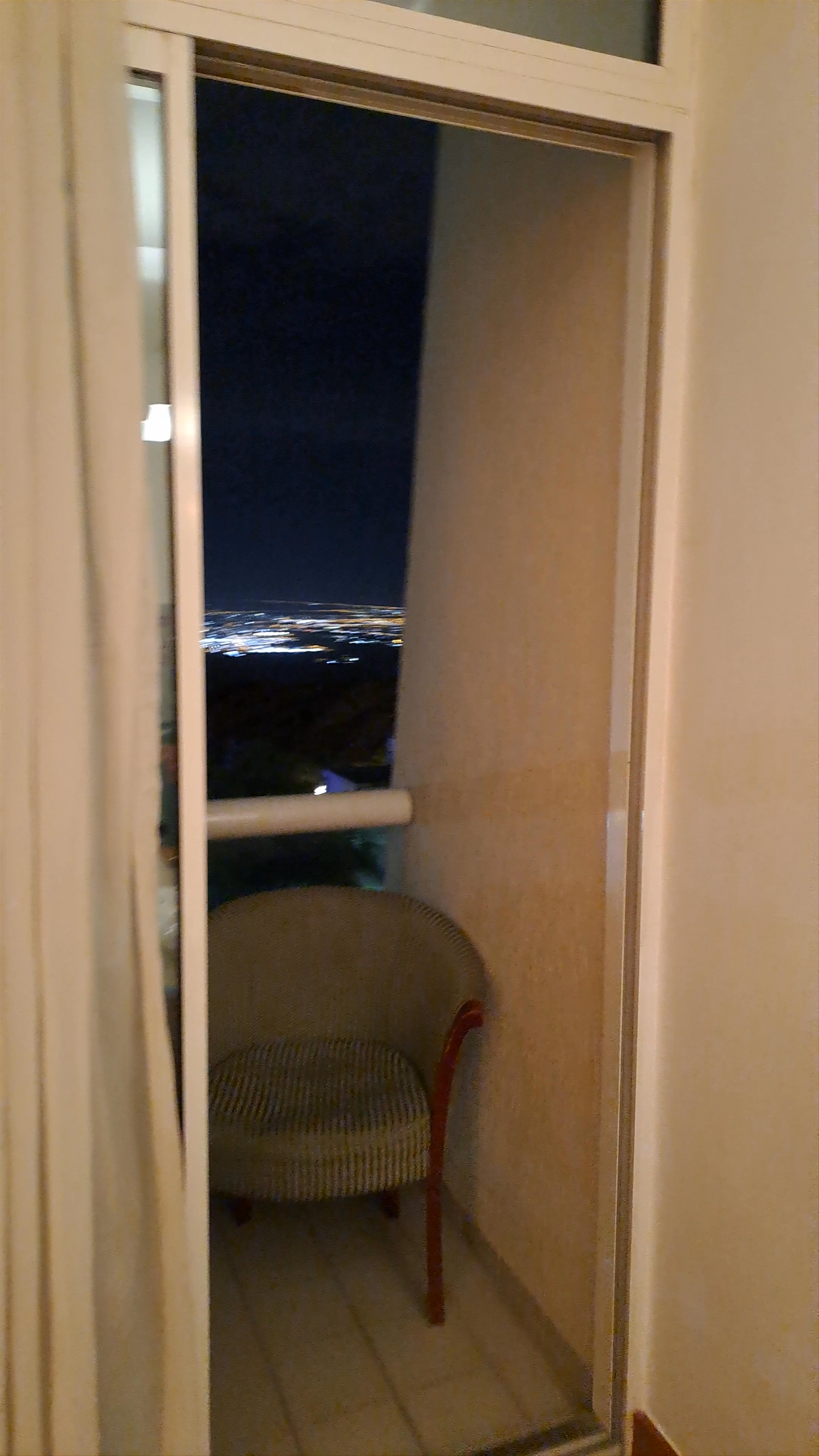 Starlit Night View from Oryx Hotel Balcony in Abu Dhabi