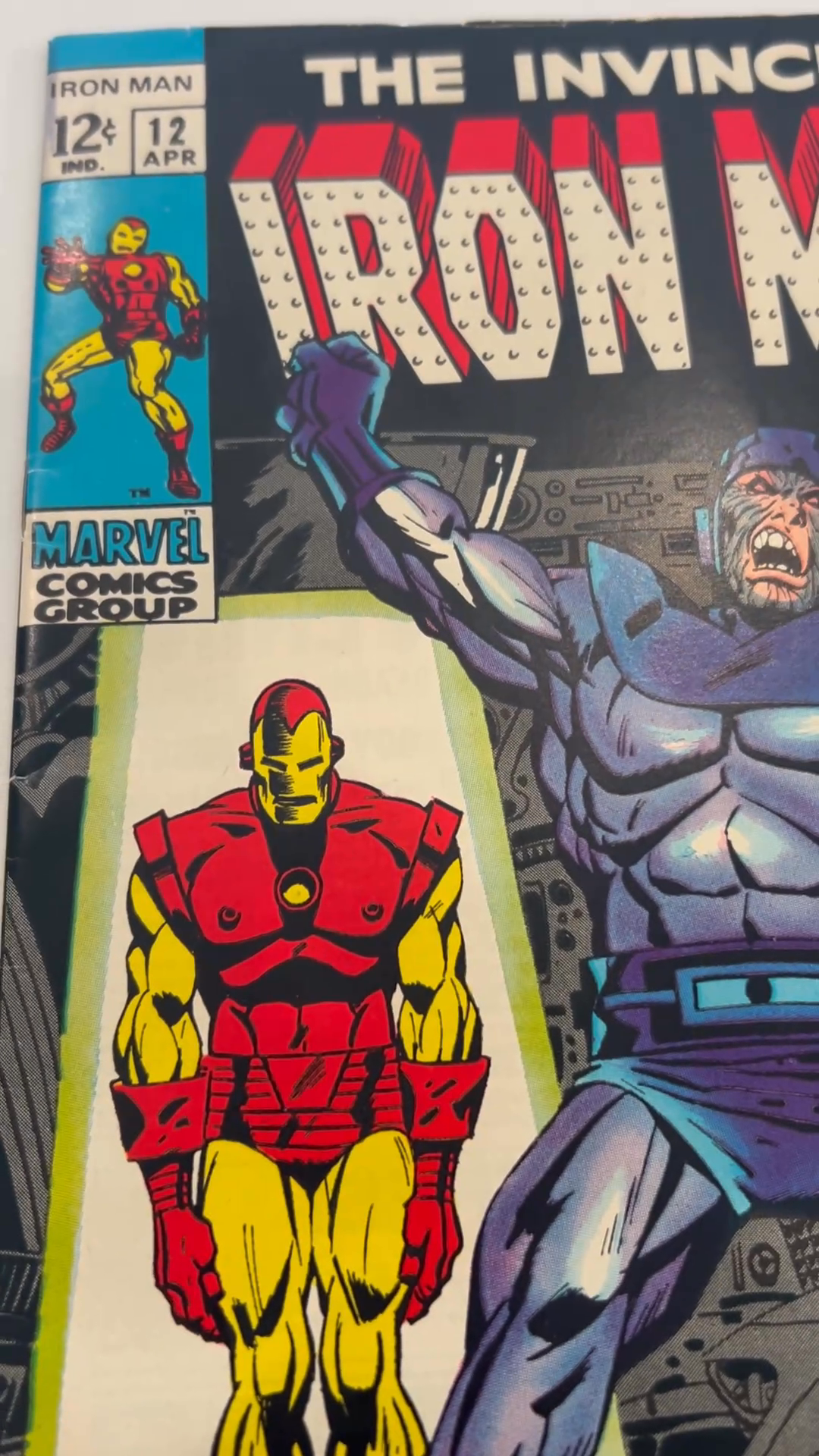 IRON MAN #12 (Marvel, 1969) - Origin & 1st Appearance Controller