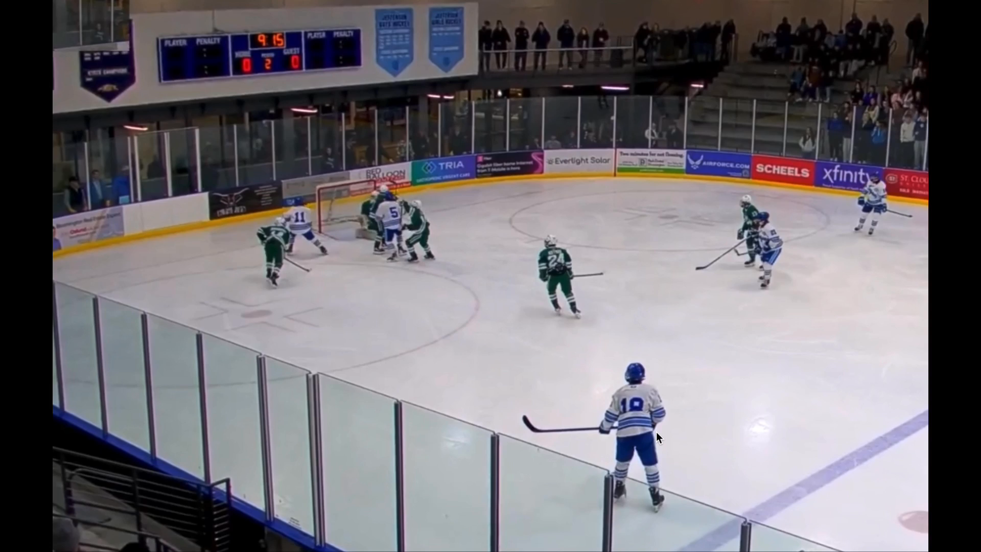 Daniel Linn with 36 Saves to Win in OT 2-1 vs. Bloomington Jefferson