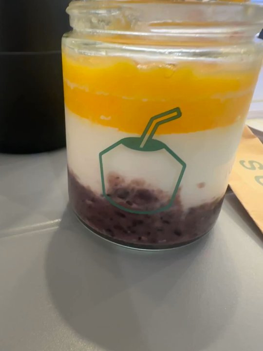 Tong Sui - Mango sticky rice coconut pudding. - Desserts Near Me - San Mateo, California