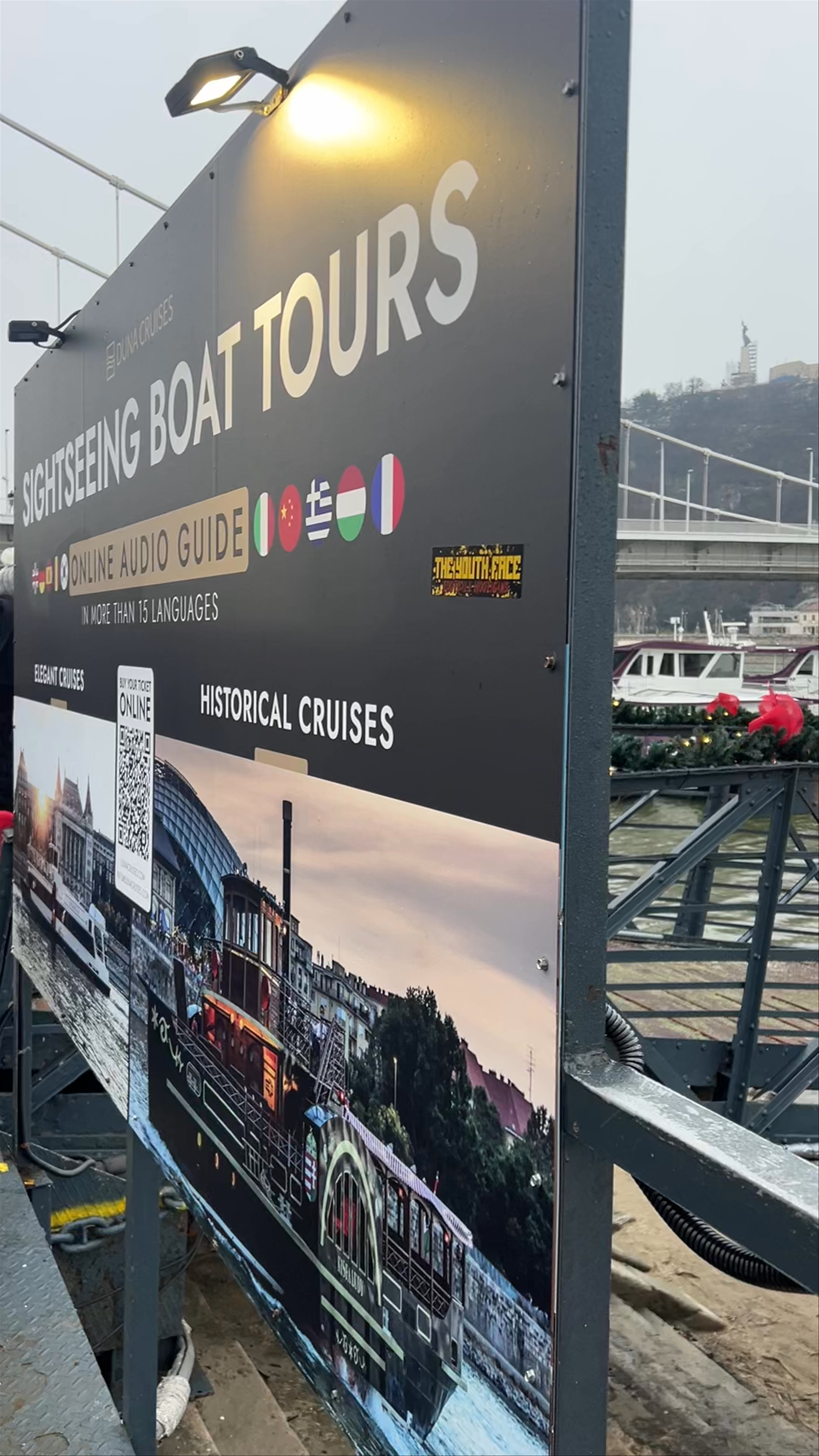 Duna Cruises Sightseeing Boat Tour at Budapest's Jane Haining Rakpart Dock