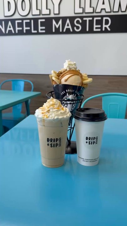 The Dolly Llama - Best coffee in town and amazing  BUBBLE WAFFLE. Delicious taste of ice cream. - Ice Cream & Frozen Yogurt Near Me - Yucaipa, California