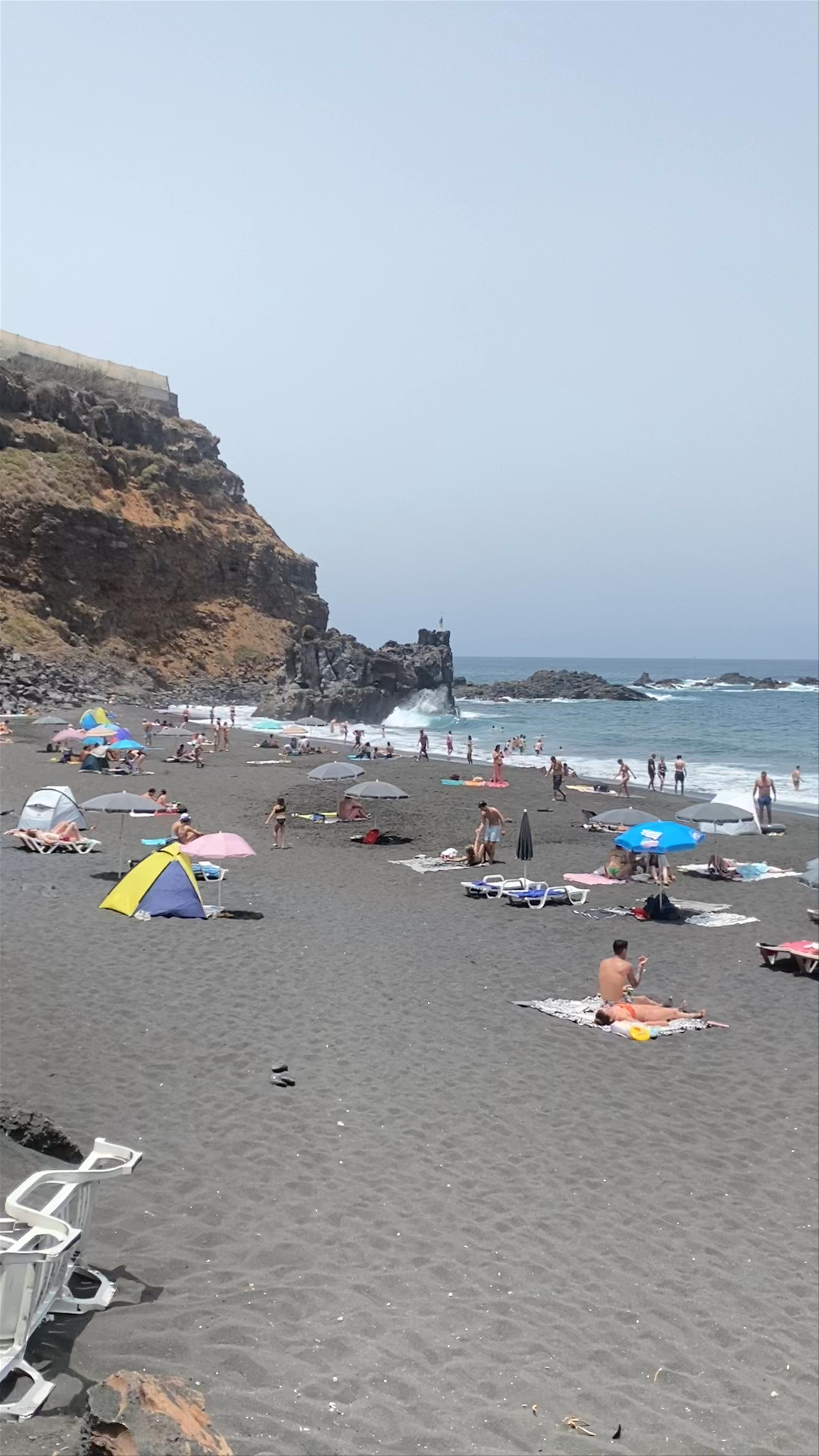 Playa de el Bollullo: Black Sand Beauty in Tenerife, Spain
