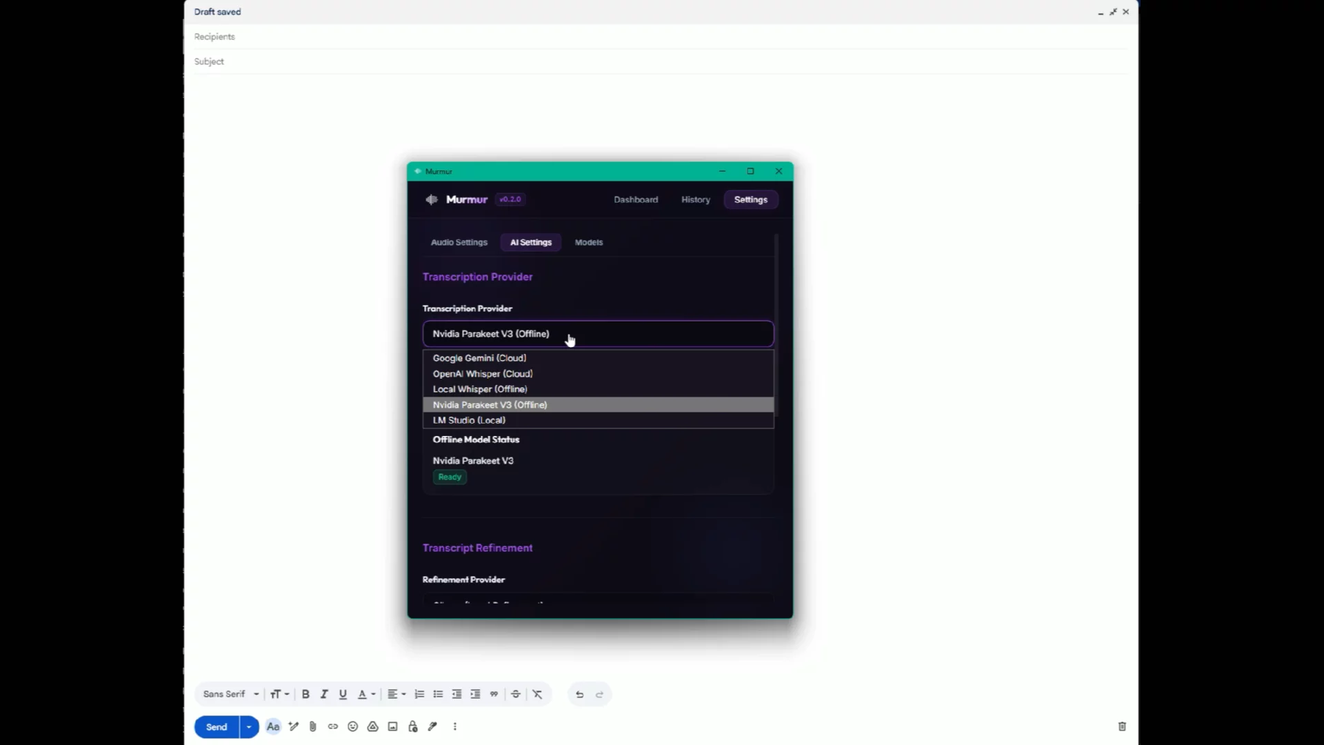 Murmur — Speak. Transcribe. Anywhere. image 1