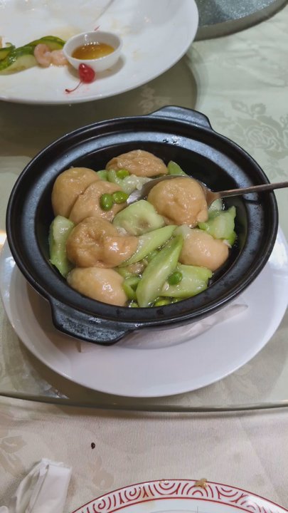 Shanghailander Palace - Gluten and Loofah Casserole (面筋丝瓜煲) - Shanghainese Near Me - Arcadia, California