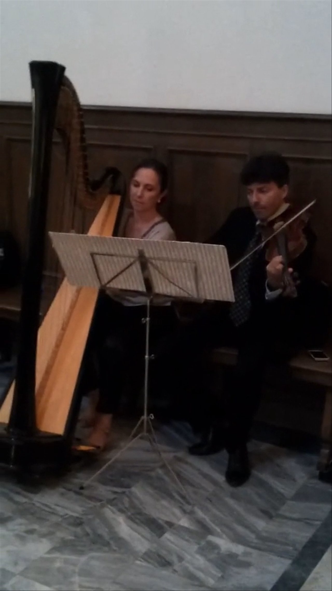 The Florence Harp Collective - Viva La Vida (With Violin) - video 5