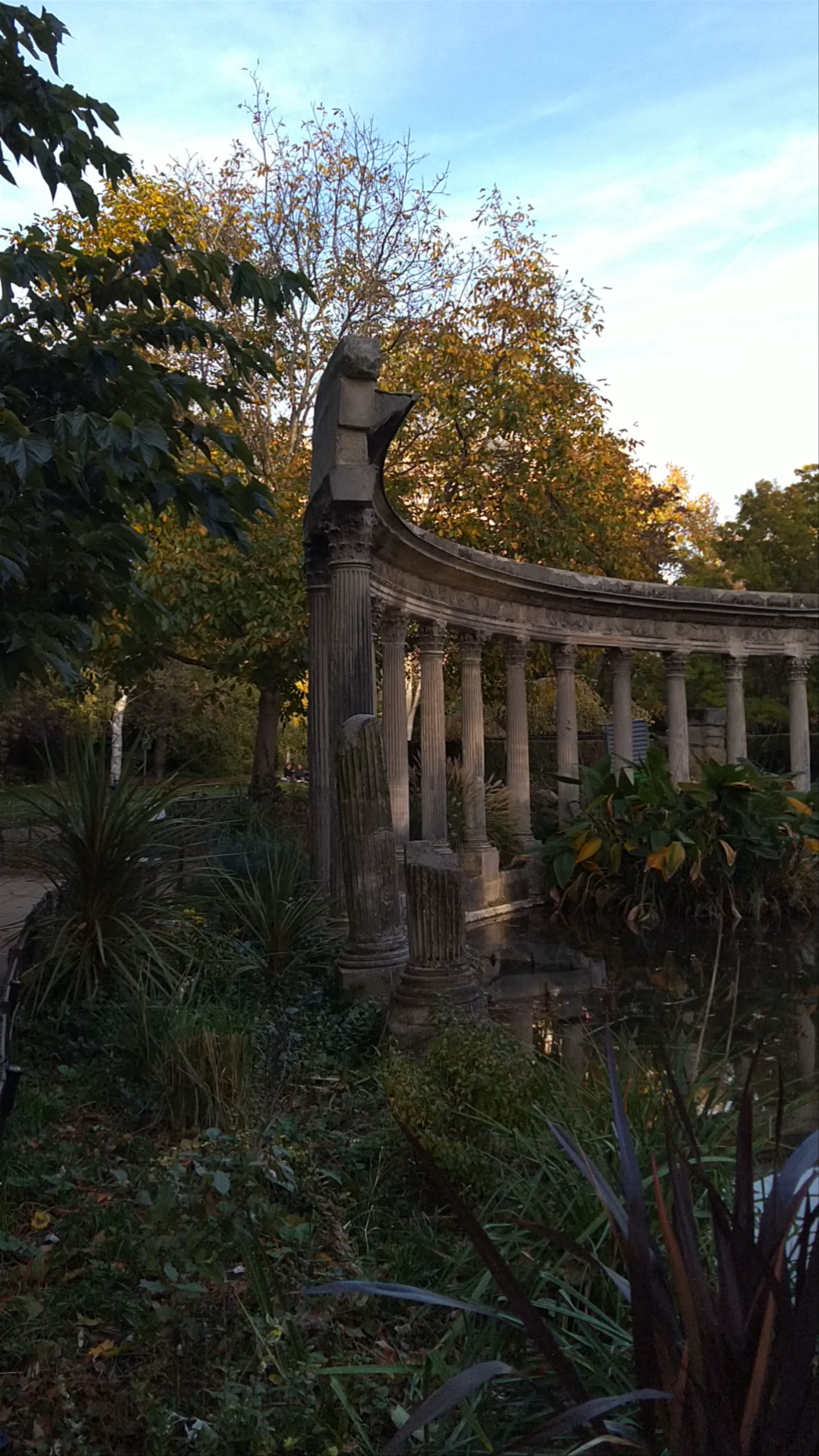 Autumn Serenity at Parc Monceau, Paris