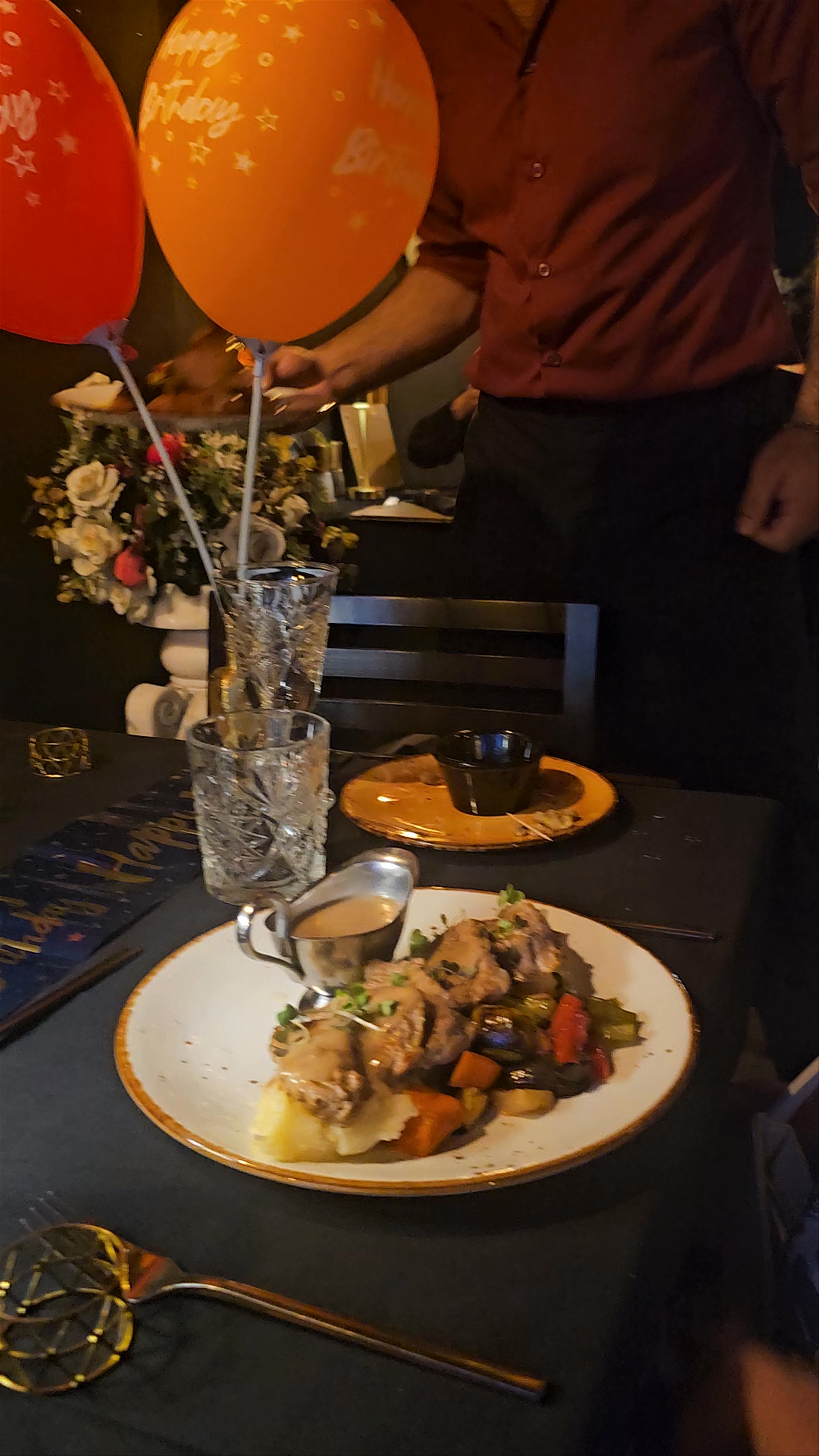 Birthday Dinner Celebration at The Dining Room by Refuel, Benidorm
